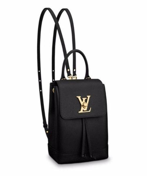LV Lockme Backpack Mini Noir - Luxury Designer Handbag for Women | Perfect for Work, Travel & Everyday Use