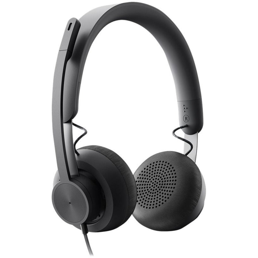 Logitech Zone Wired Headset with Noise-Canceling Mic - USB Computer Headphones for Office, Gaming & Online Meetings - Comfortable Over-Ear Design for All-Day Use