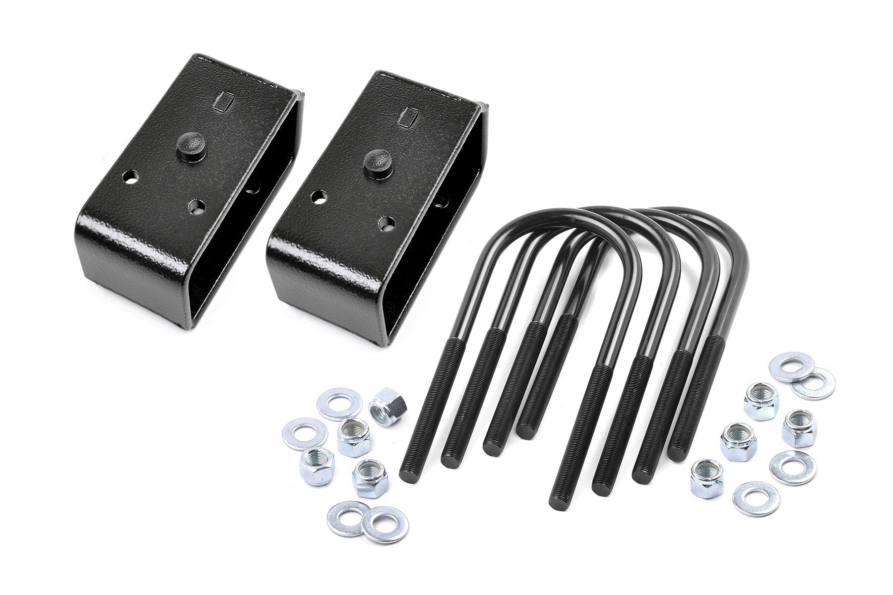2 Inch Block & U Bolt Kit for Ford F-250 Super Duty 2WD/4WD (2005-2010) - Heavy Duty Suspension Lift Kit - Model 6557 | Perfect for Off-Roading, Towing & Truck Customization