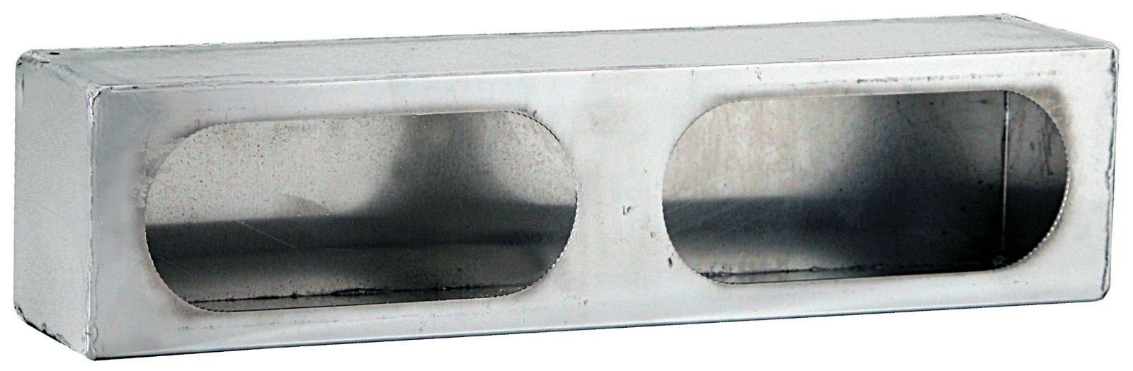 Set of 2 Stainless Steel Double Oval Tail Light Boxes with Lights - Buyers Products LB3163SST for Wreckers & Truck Bodies | Durable Lighting Solution for Towing & Commercial Vehicles