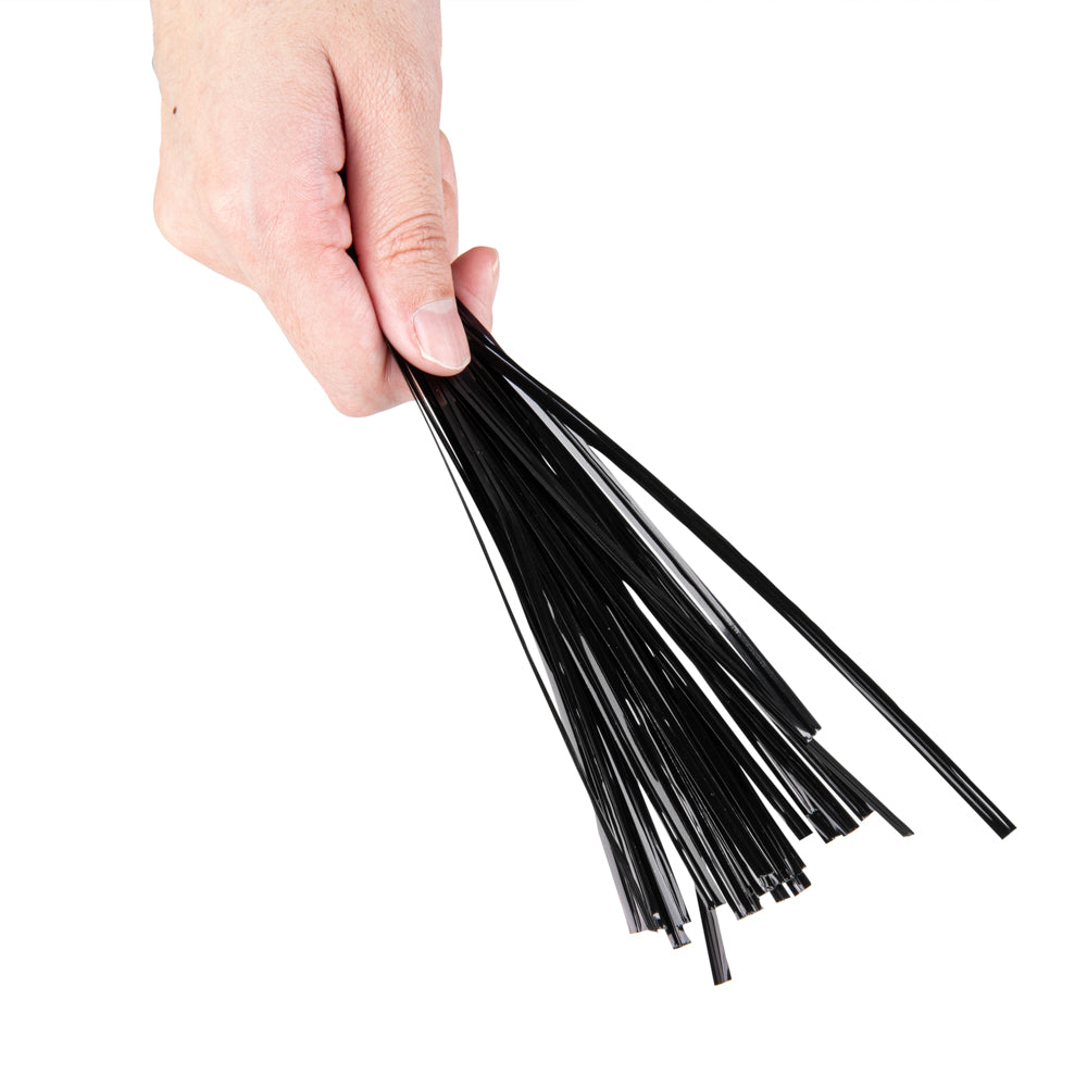 Premium Black Metallic Twist Ties for Bags - 500 Count Box | Heavy-Duty Bag Closures for Food Storage, Gift Wrapping & Organizing