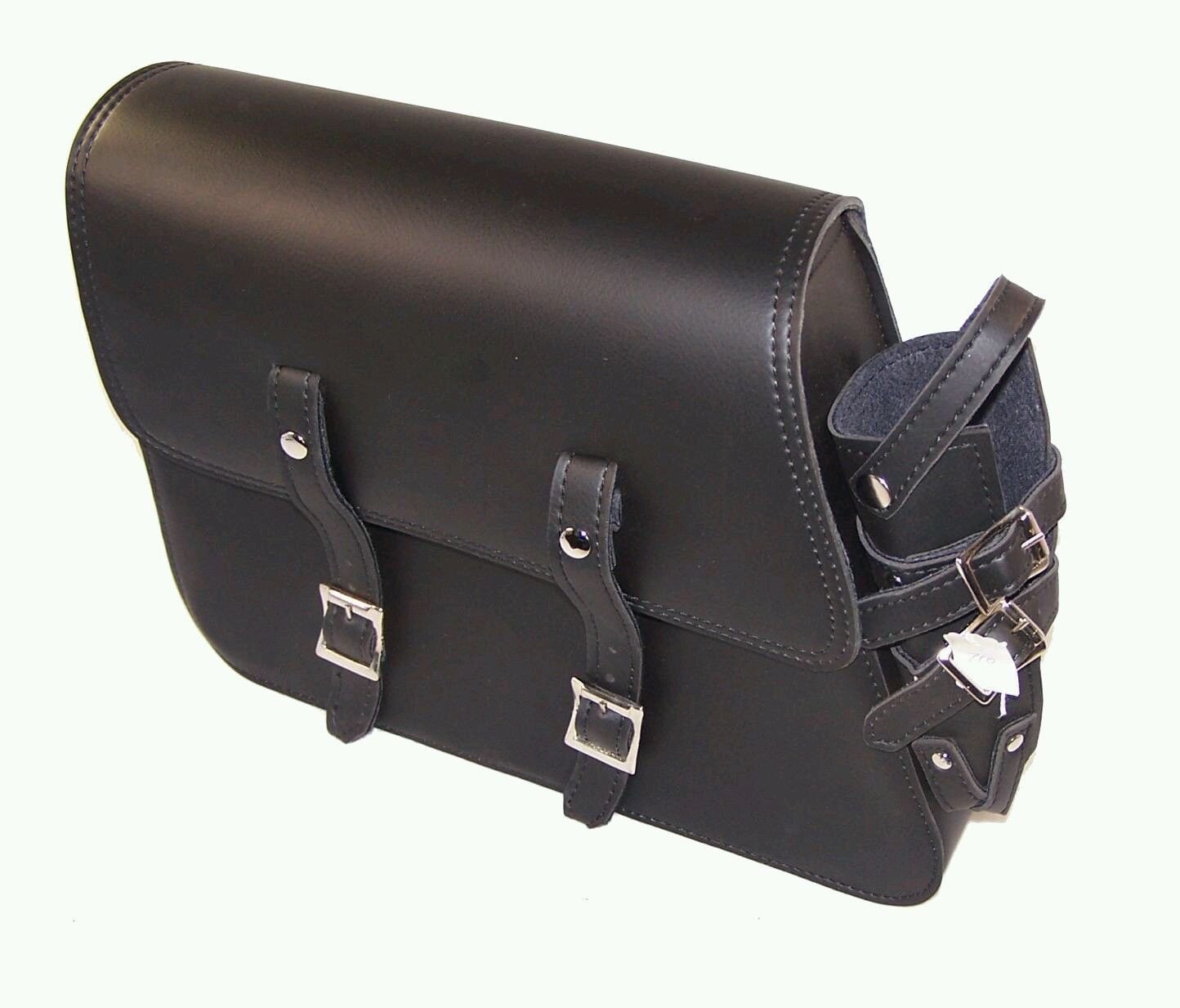 **Premium Leather Motorcycle Solo Saddle Bag for Harley Davidson Sportster 1982-2003 - Durable Side Arm Bag for Bikers, Road Trips & Daily Commute**