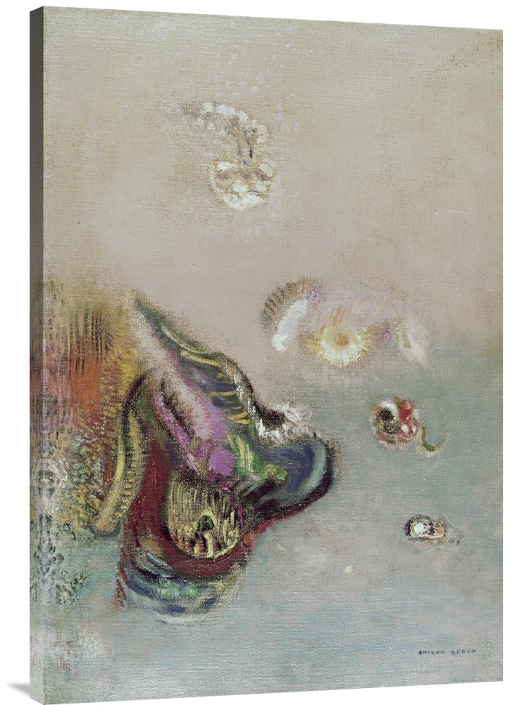 Odilon Redon Abstract Art Print - Premium Gallery Wrapped Canvas Wall Decor for Living Room, Bedroom & Office | Museum-Quality Giclee Reproduction