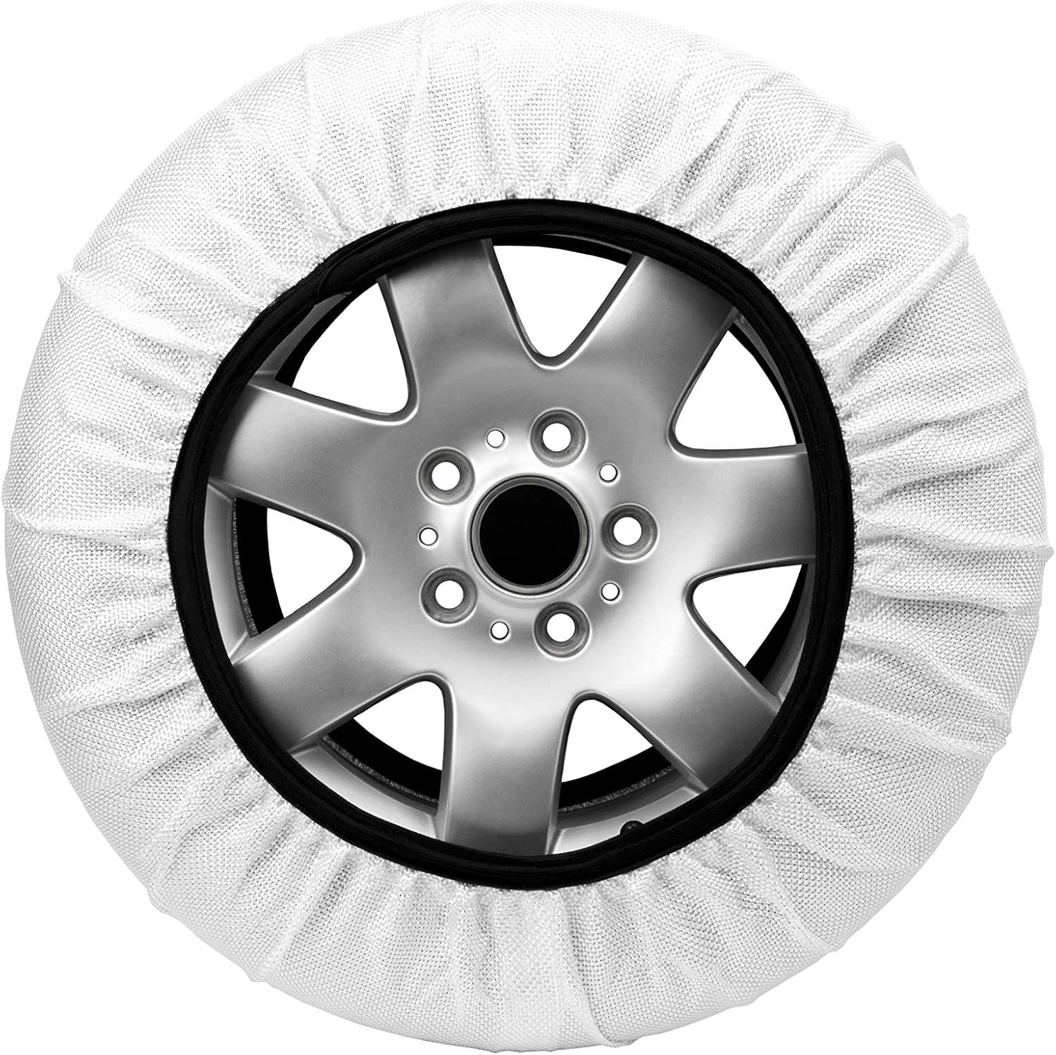 Shark C50054 Super Long Life Snow Socks for Traction - Size 54 - Winter Tire Chains Alternative for Cars & SUVs on Icy Roads