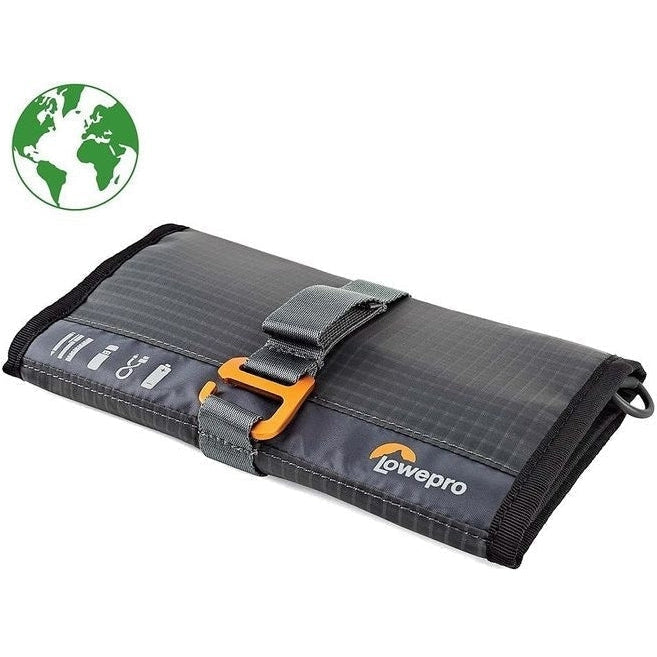 Lowepro GearUp Wrap Dark Grey Green Line Camera Bag - Waterproof DSLR/SLR/Mirrorless Camera Case for Travel & Outdoor Photography