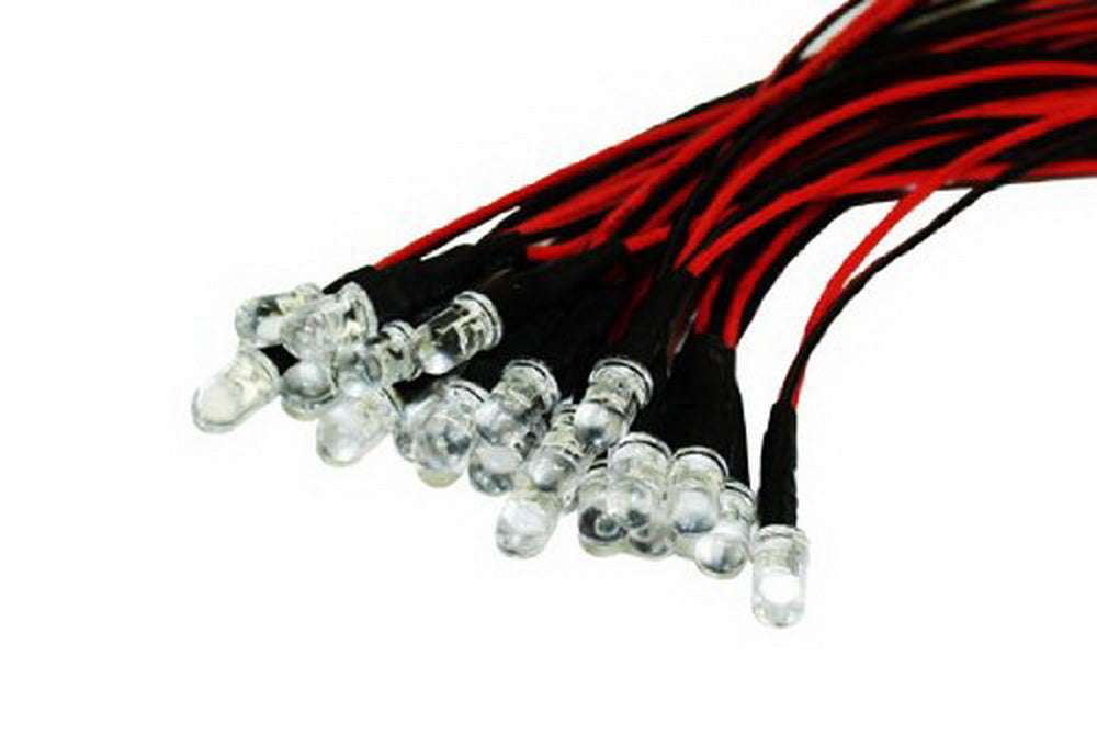 20 Pack Xenon White 12V LED Headlight Bulbs - DRL Angel Eyes Fog Lights for Car, Truck, SUV - Easy DIY Retrofit Installation - Perfect for Night Driving & Off-Road Adventures