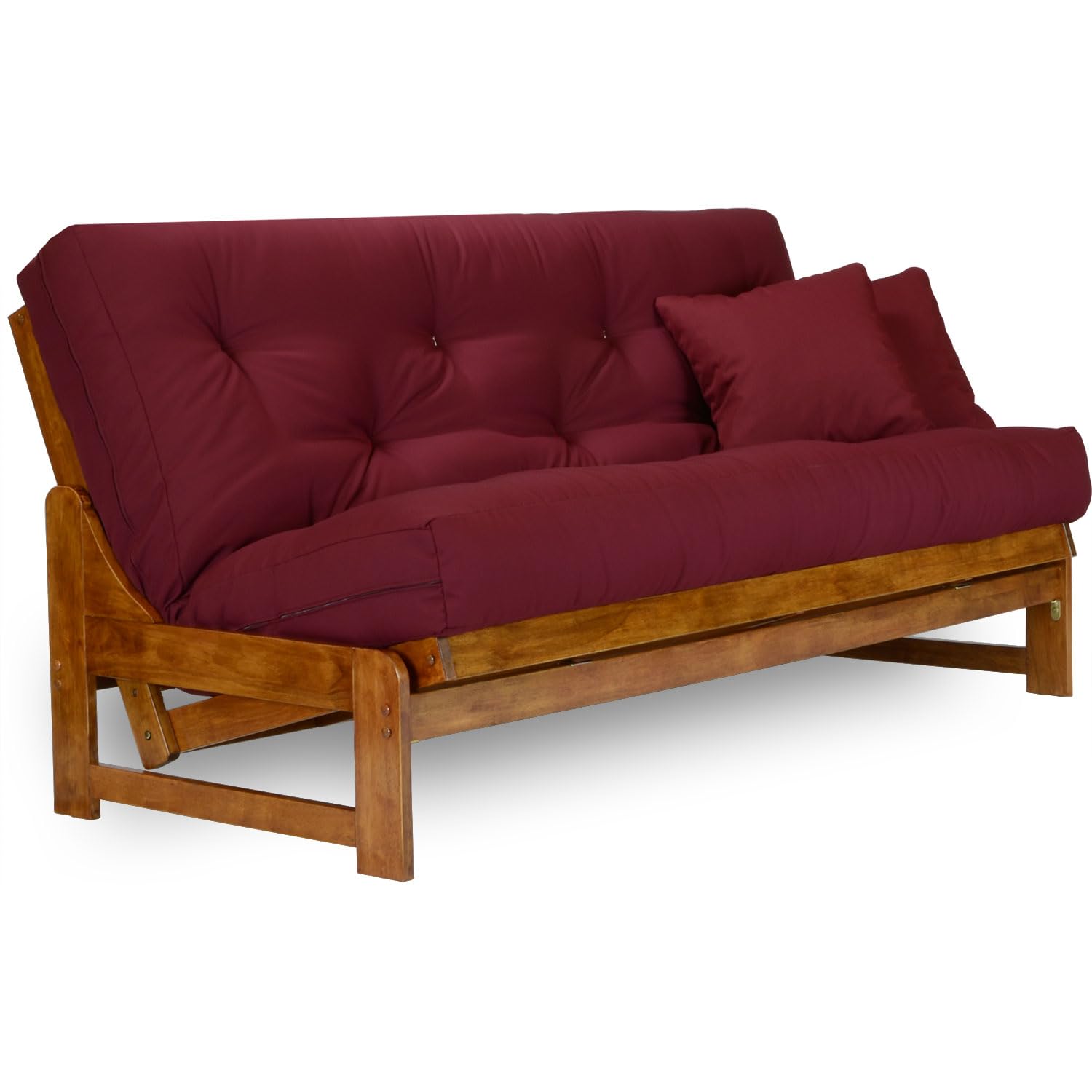 Full Size Arden Futon Set with Frame & 8
