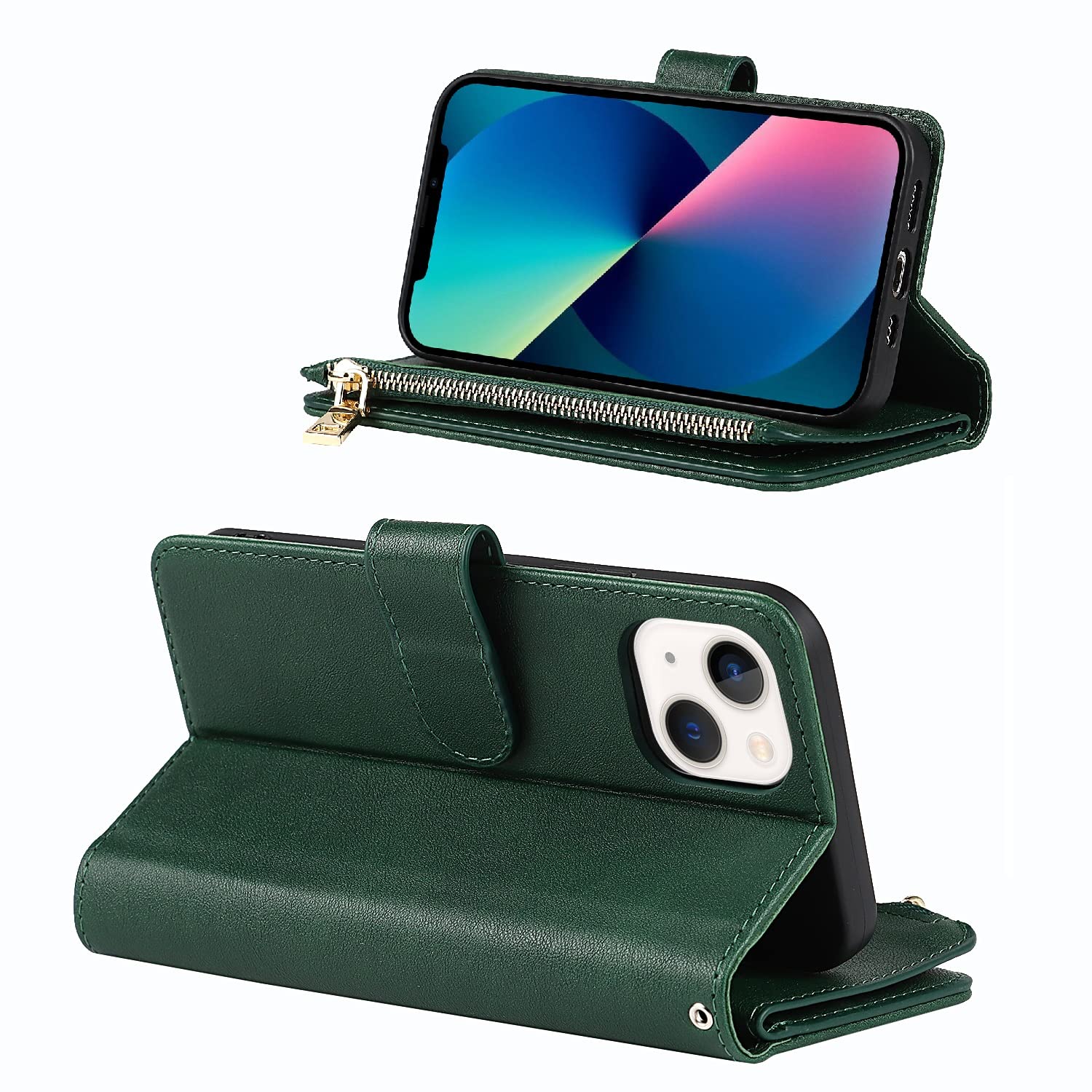 Premium Leather Wallet Case for iPhone 13/14 (6.1