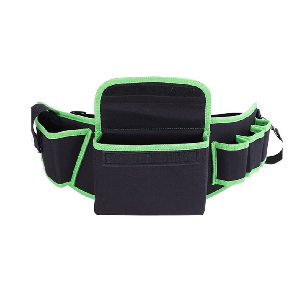 HMZRQX Multifunctional Electrician Tool Belt - Heavy Duty Carpenter Work Belt with Pockets for Hardware, Electric Drill Storage - Ideal for Construction, Home Repair and DIY Projects