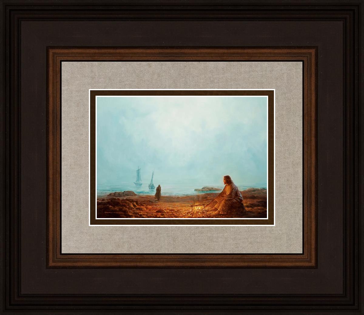 By The Shore By Yongsung Kim - Coastal Wall Art Print for Beach House Decor, Ocean Themed Living Room & Bedroom