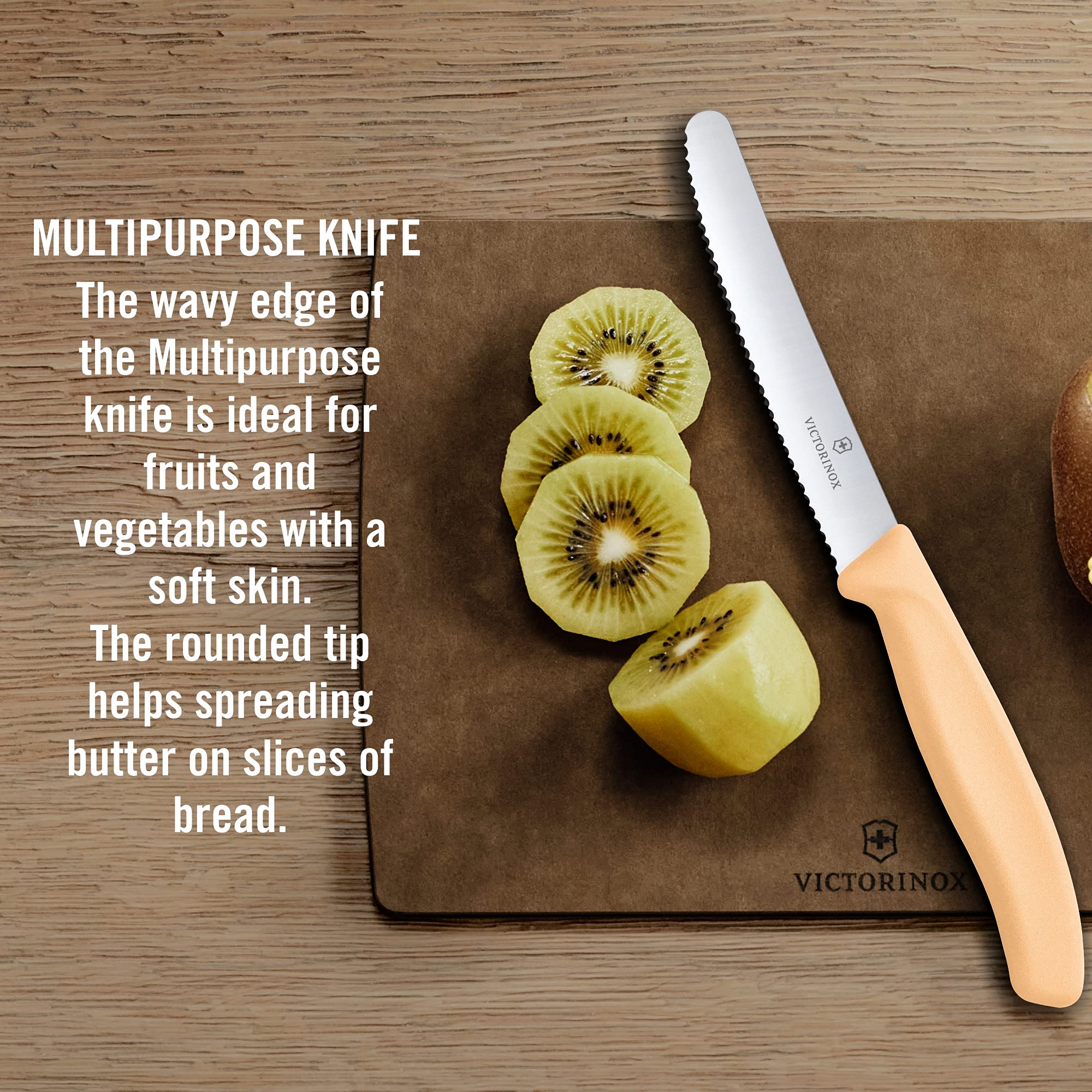 Victorinox 6.7116.34L2 3-Piece Paring Knife Set - Ultra Sharp Petty Knives for Kitchen, Dishwasher Safe Swiss Classic Knives - Perfect for Peeling, Slicing & Food Prep