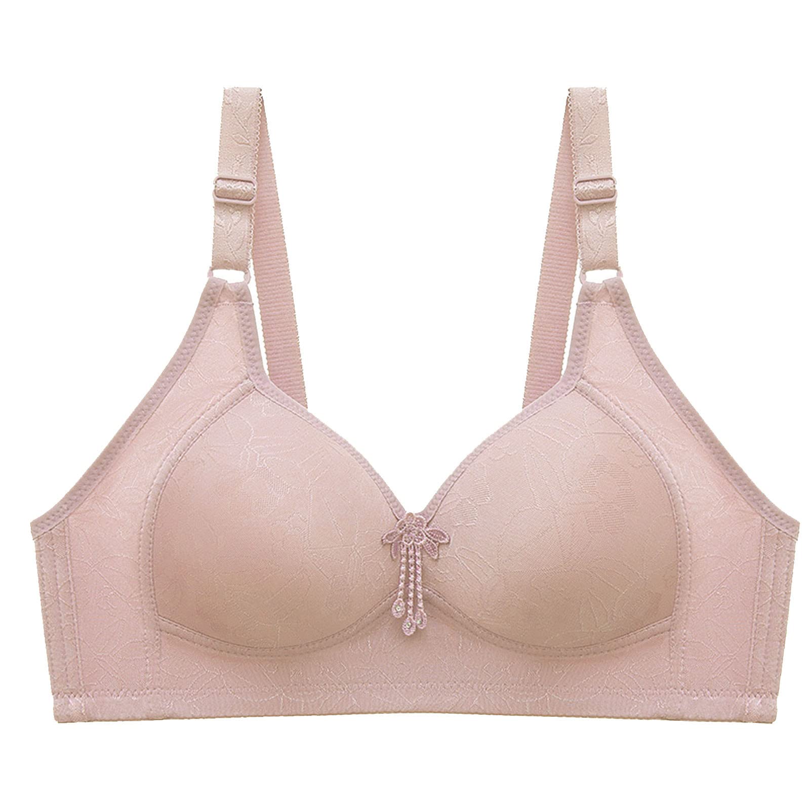 Wire-Free Plus Size Push Up Bras for Women - Comfortable Lace Hollow Out Underwear for Everyday Wear and Special Occasions