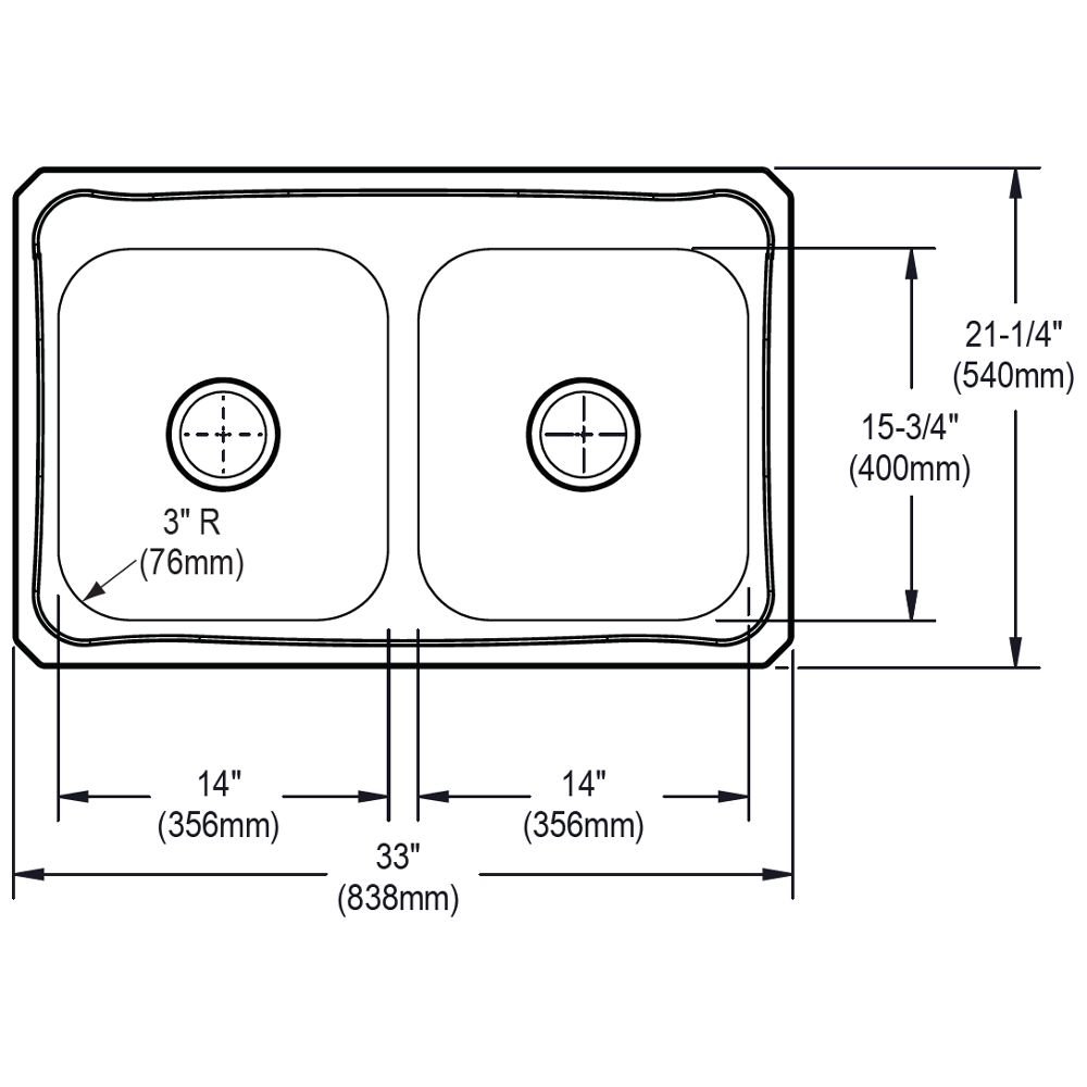 Elkay CR33214 4-Hole Stainless Steel Kitchen Sink - Celebrity Bright Finish | Perfect for Modern Home Renovation & Restaurant Upgrades