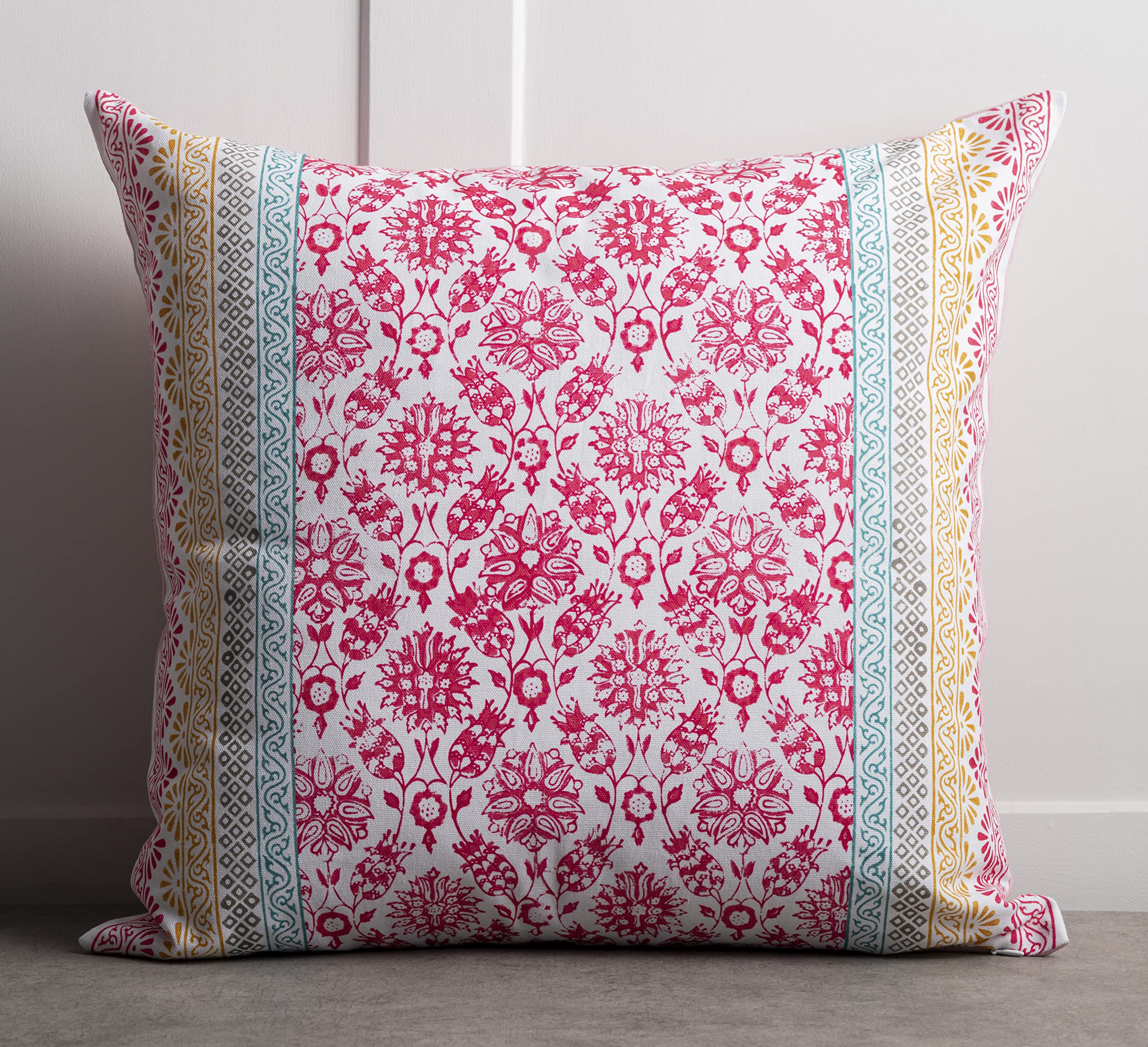 Maison d'Hermine 20x20 Inch Decorative Pillow Covers - 100% Cotton Square Throw Pillow Covers with Hidden Zipper for Sofa, Couch, Bed & Home Decor | Easter Home Decoration & Seasonal Living Room Accents