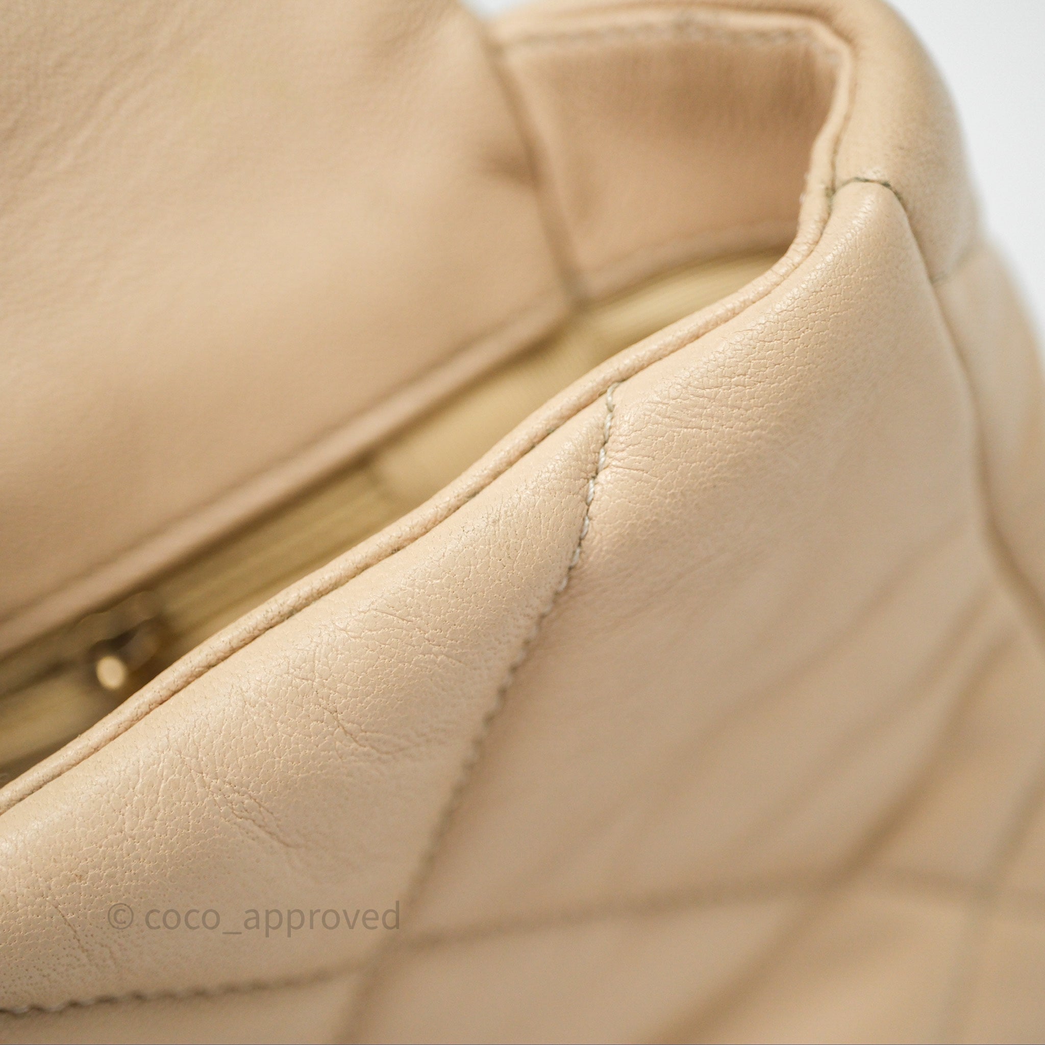 Chanel 19 Small Beige Mixed Hardware Flap Bag - Luxury Designer Handbag for Women | Perfect for Everyday Use, Work & Special Occasions
