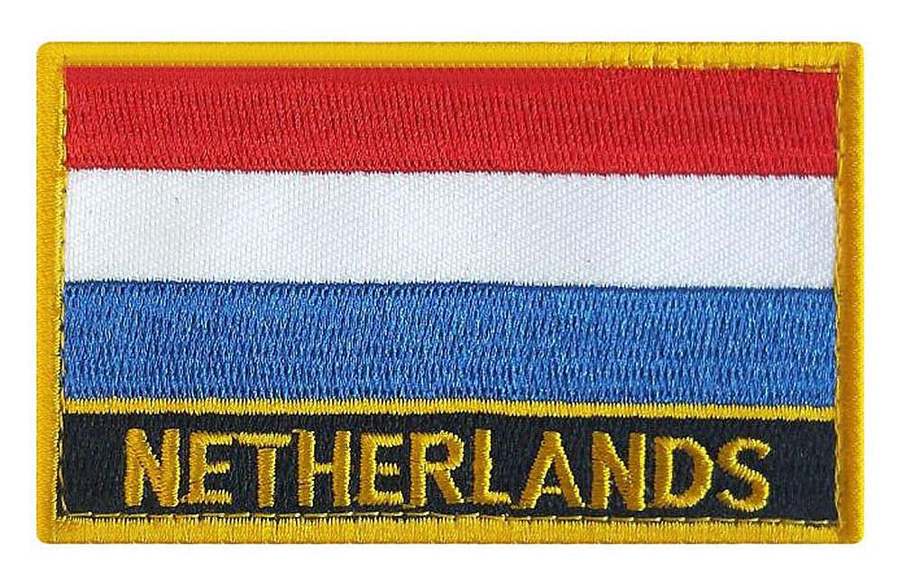 GAMESPFF Tactical Patches - Netherlands Flag Design, Sew On & Iron On Military Morale Patches for Jackets, Backpacks & Gear | Perfect for Military Enthusiasts, Collectors & Outdoor Adventures