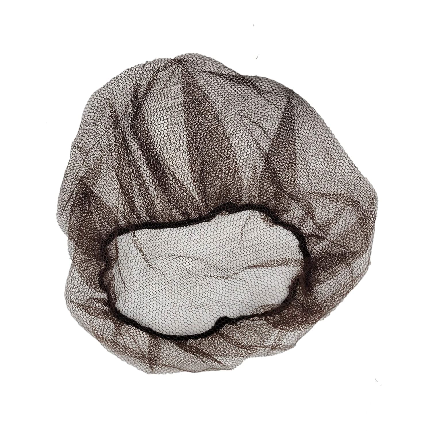 Disposable Honeycomb Nylon Hair Nets - 1000 Pack | Breathable & Comfortable | Black, Blue, Brown, White | 18”, 21”, 24”, 28” Sizes | Perfect for Food Service, Healthcare & Salon Use