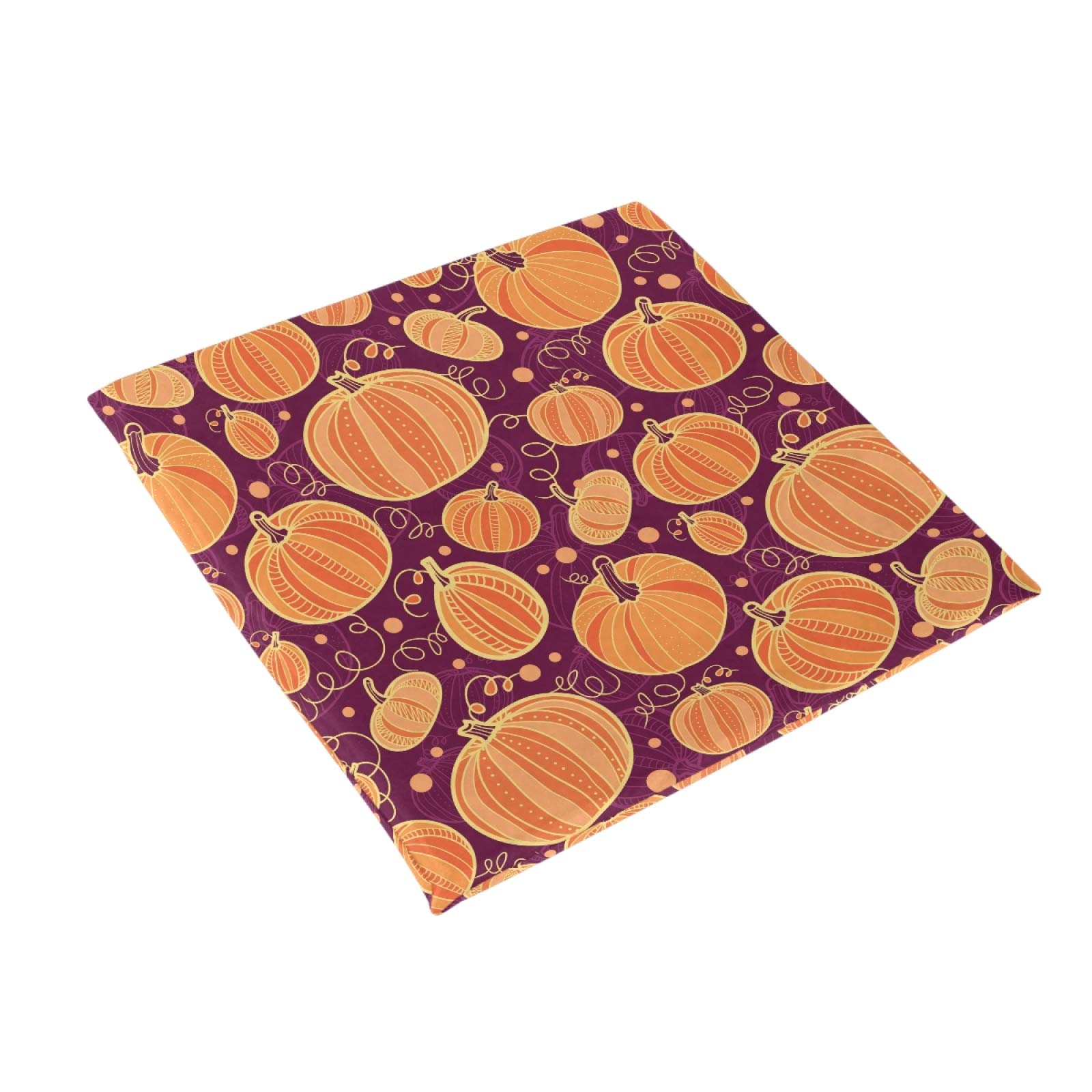 Qilmy Thanksgiving Pumpkin Seat Cushion - Comfortable Office Chair Pad for Home, Office & Car - Ergonomic Support for Computer Chairs, Kitchen Stools & Hotel Seating - Perfect for Work, Study & Relaxation