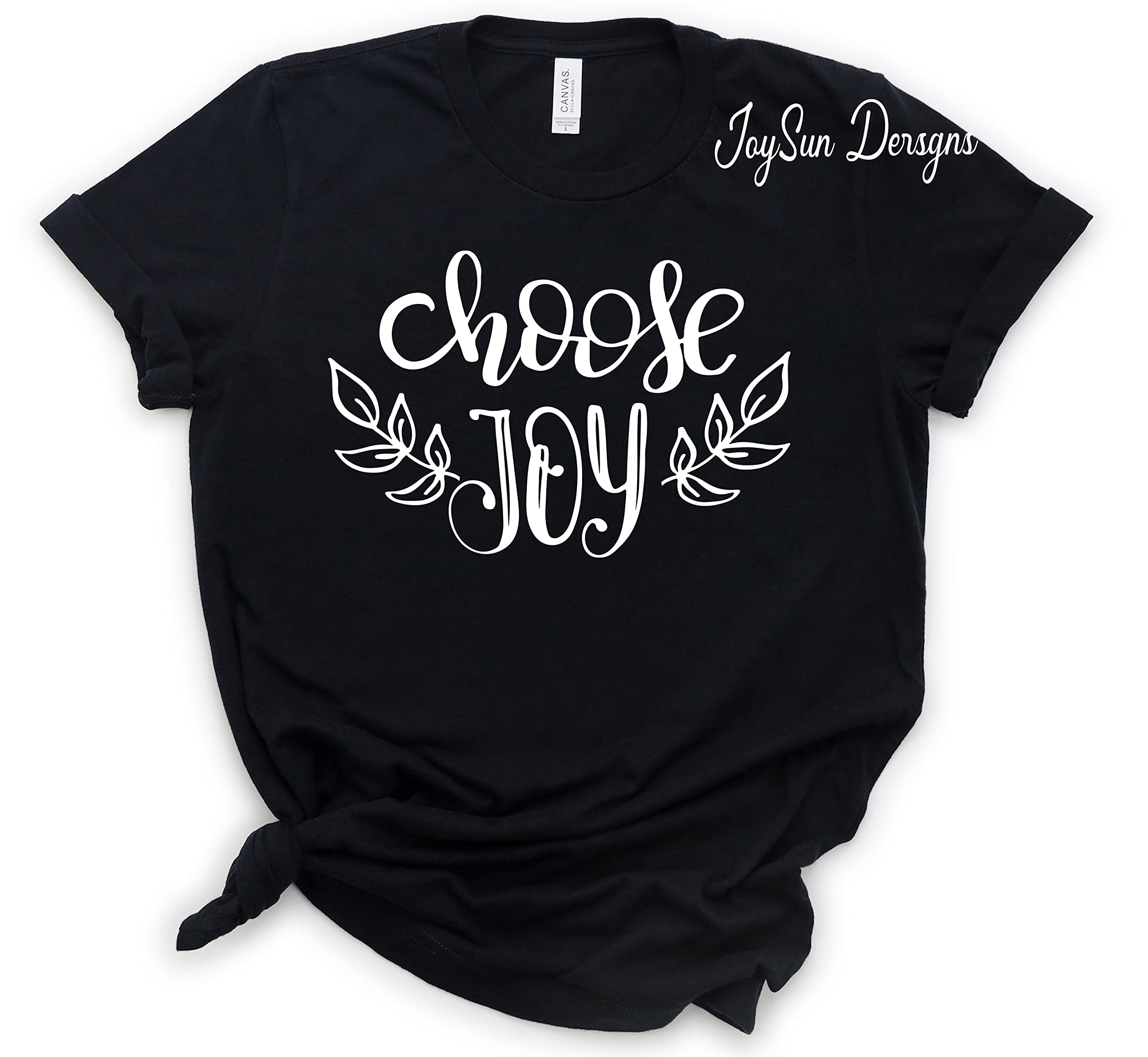 Choose Joy Christian T-Shirt - Inspirational Worship Tee for Women & Moms - Perfect for Church, Bible Study & Daily Encouragement
