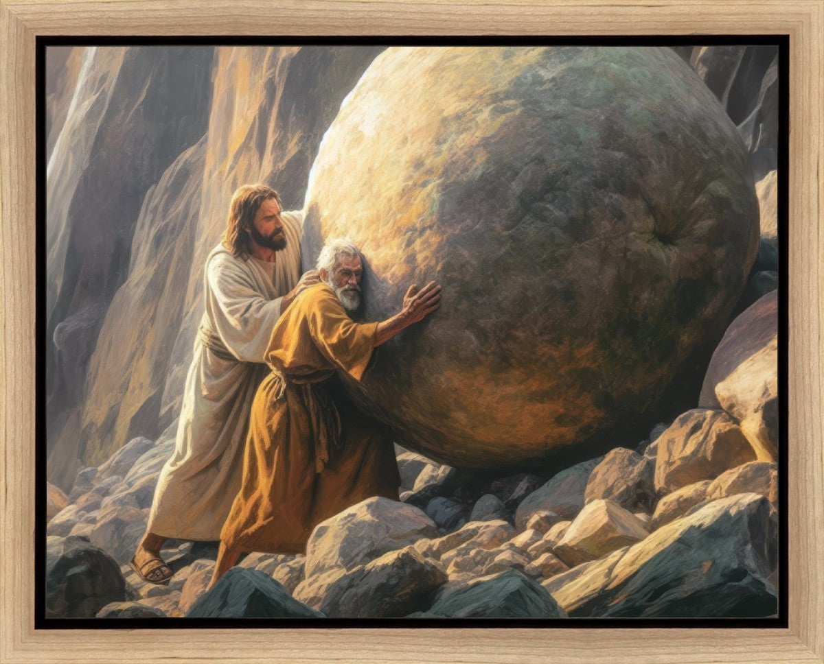 Redemption's Ascent Gallery Wrap Canvas Art - Modern Wall Decor for Living Room, Bedroom & Office - Premium Framed Canvas Print for Home & Office Decor