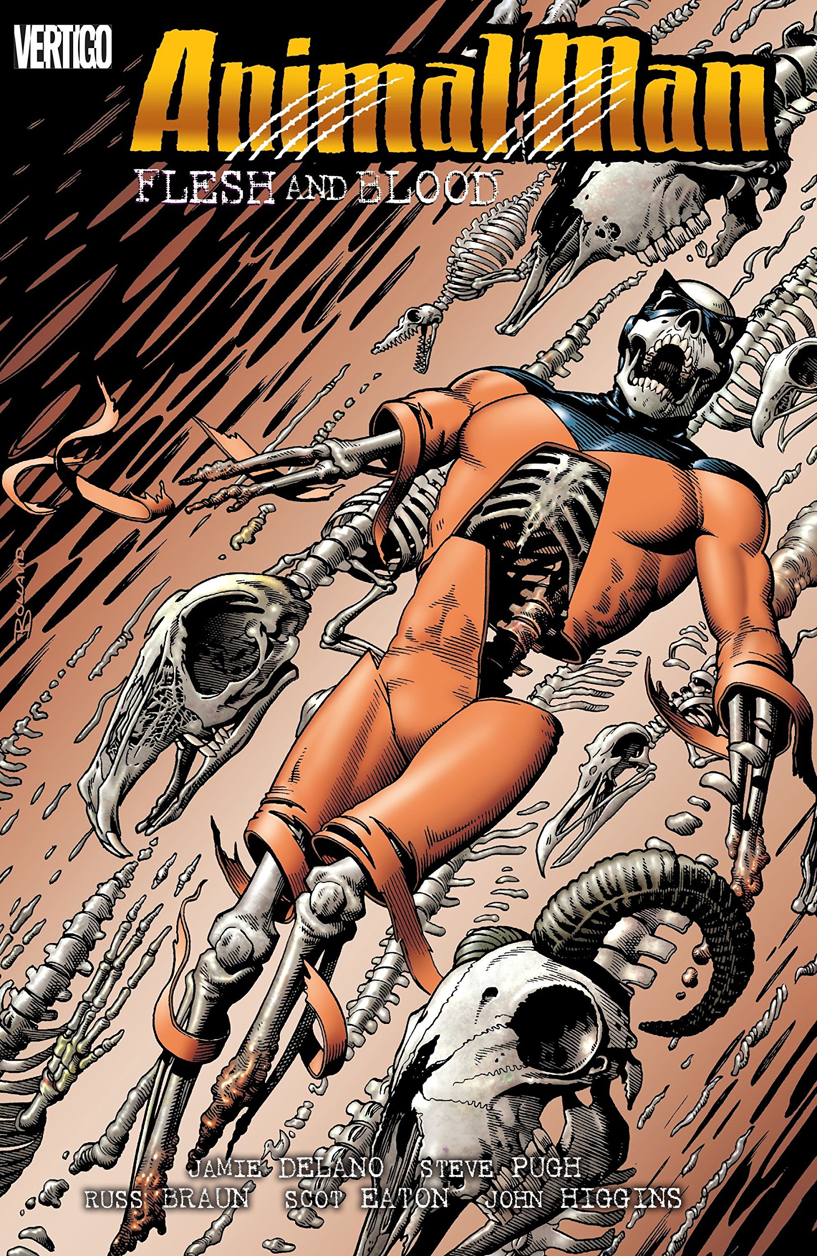 Animal Man 6: Flesh and Blood - DC Comics Graphic Novel | Superhero Adventure Story | Perfect for Comic Collectors & Superhero Fans