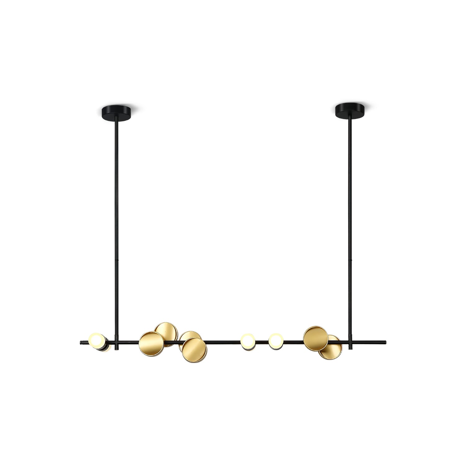 Modern Cilon Disc Pendant Light - Sleek Minimalist Ceiling Fixture for Dining Room, Kitchen Island & Living Room Decor - Energy Efficient LED Hanging Light for Home & Office