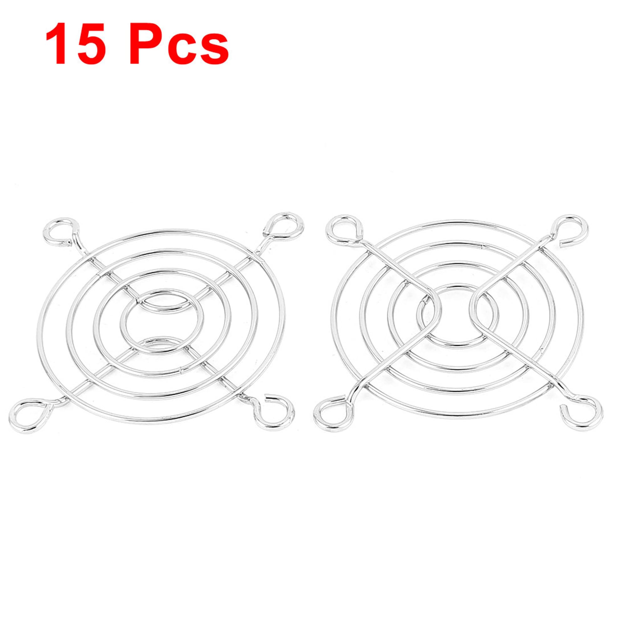 uxcell 15PCS 60mm Computer Case Fan Grill - Finger Guard Protector for PC Cooling Fan, Ideal for Gaming PC, Server, and Workstation Cooling Systems