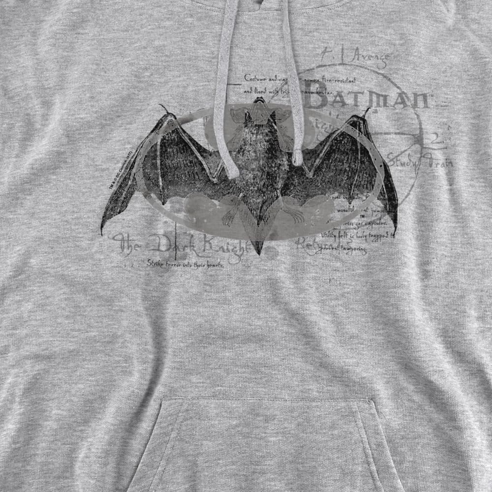Trevco Batman Arcane Bat Logo Unisex Adult Pullover Hoodie - Soft & Comfortable for Cosplay, Casual Wear & Gifts