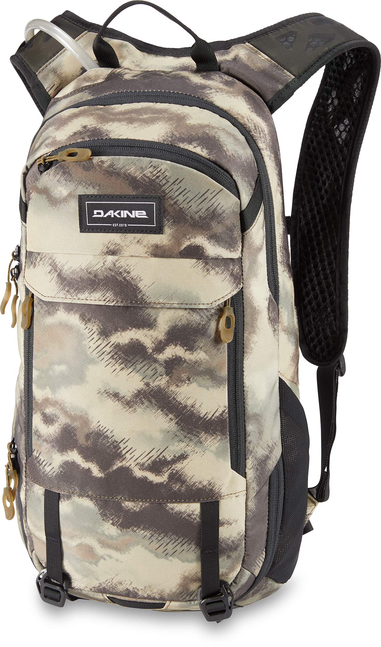 Dakine Syncline 12L Hydration Backpack for Mountain Biking - 12 Liter Waterproof Cycling Pack with Insulated Bladder, Ashcroft Camo - Perfect for MTB Trails, Hiking & Outdoor Adventures