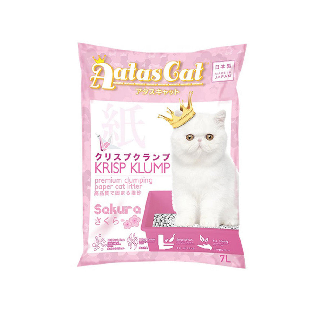 Premium Aatas Cat Litter - 6L Kofu Klump, 7L Krisp Klump Paper & 10L Kuick Klump Bentonite | Odor Control, Super Absorbent & Hygienic | Ideal for Multi-Cat Homes & Small Apartments