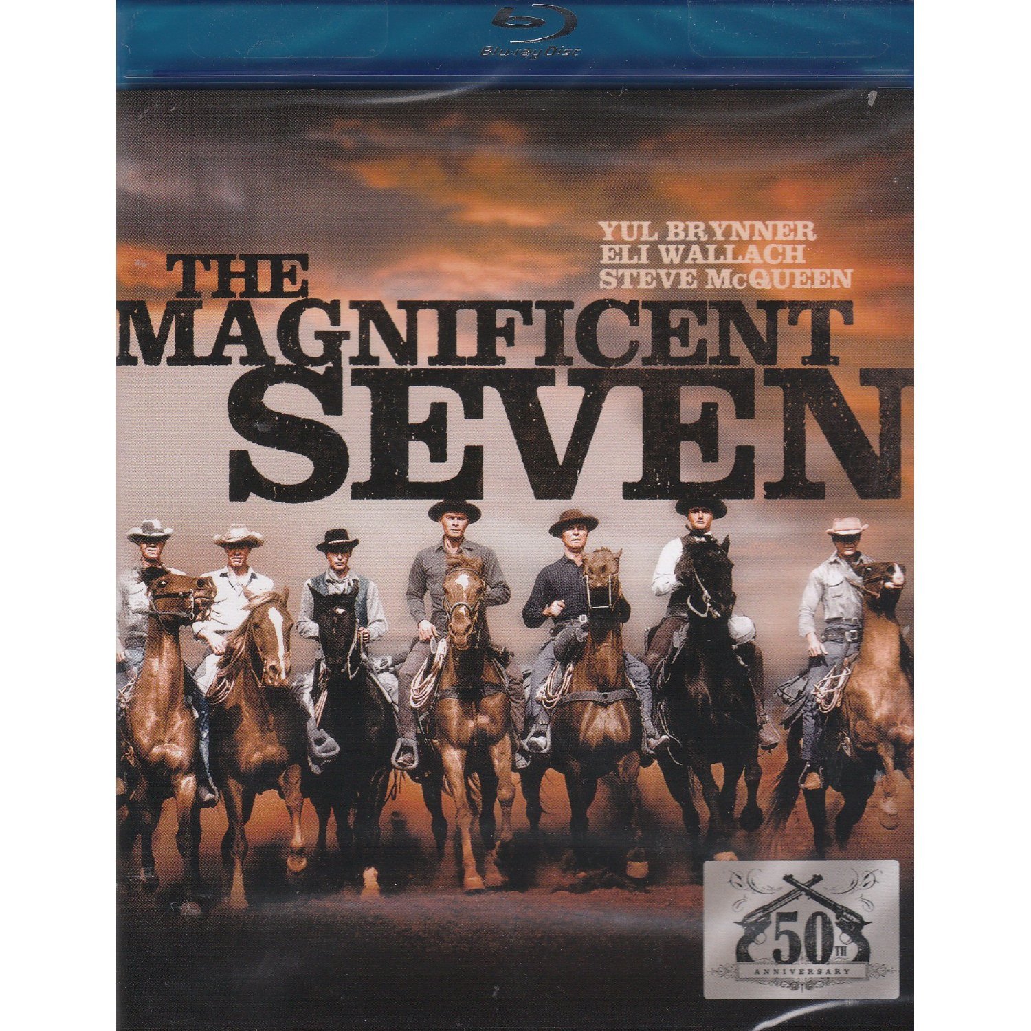 The Magnificent Seven - Classic Western Movie Collection [Blu-ray/DVD] | Perfect for Movie Nights, Western Fans & Film History Enthusiasts