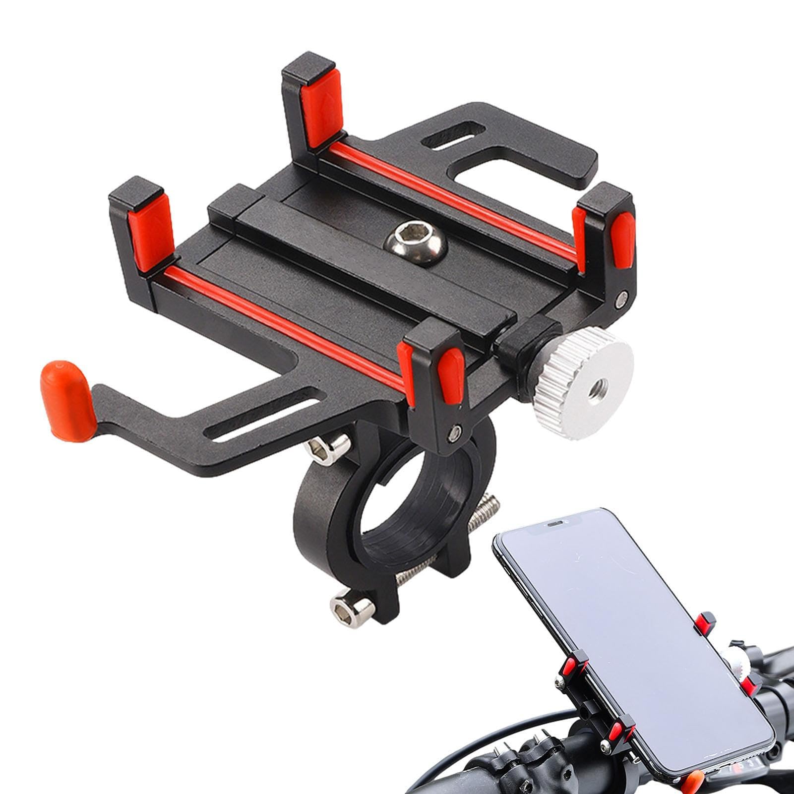 Universal Bike Phone Mount - 360° Rotatable & Non-Slip for Cycling & Motorcycle