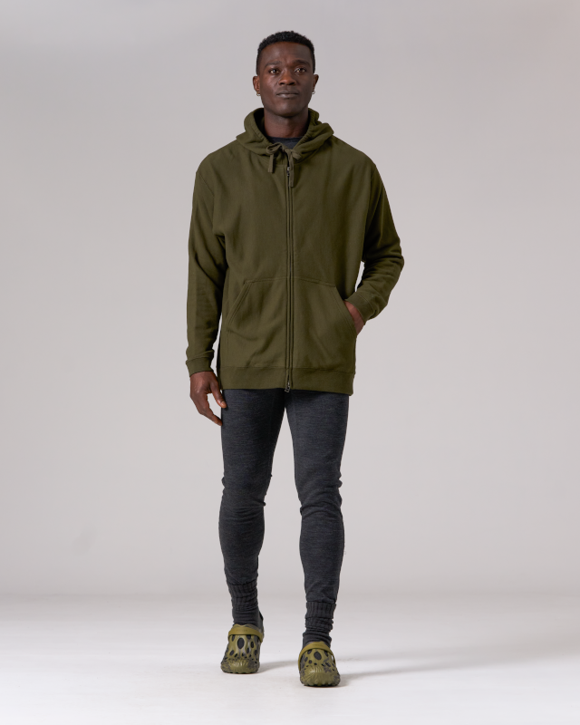 Takibi Zip Up Hoodie for Men & Women - Lightweight Fleece Pullover with Front Pockets - Perfect for Outdoor Camping, Hiking & Casual Wear