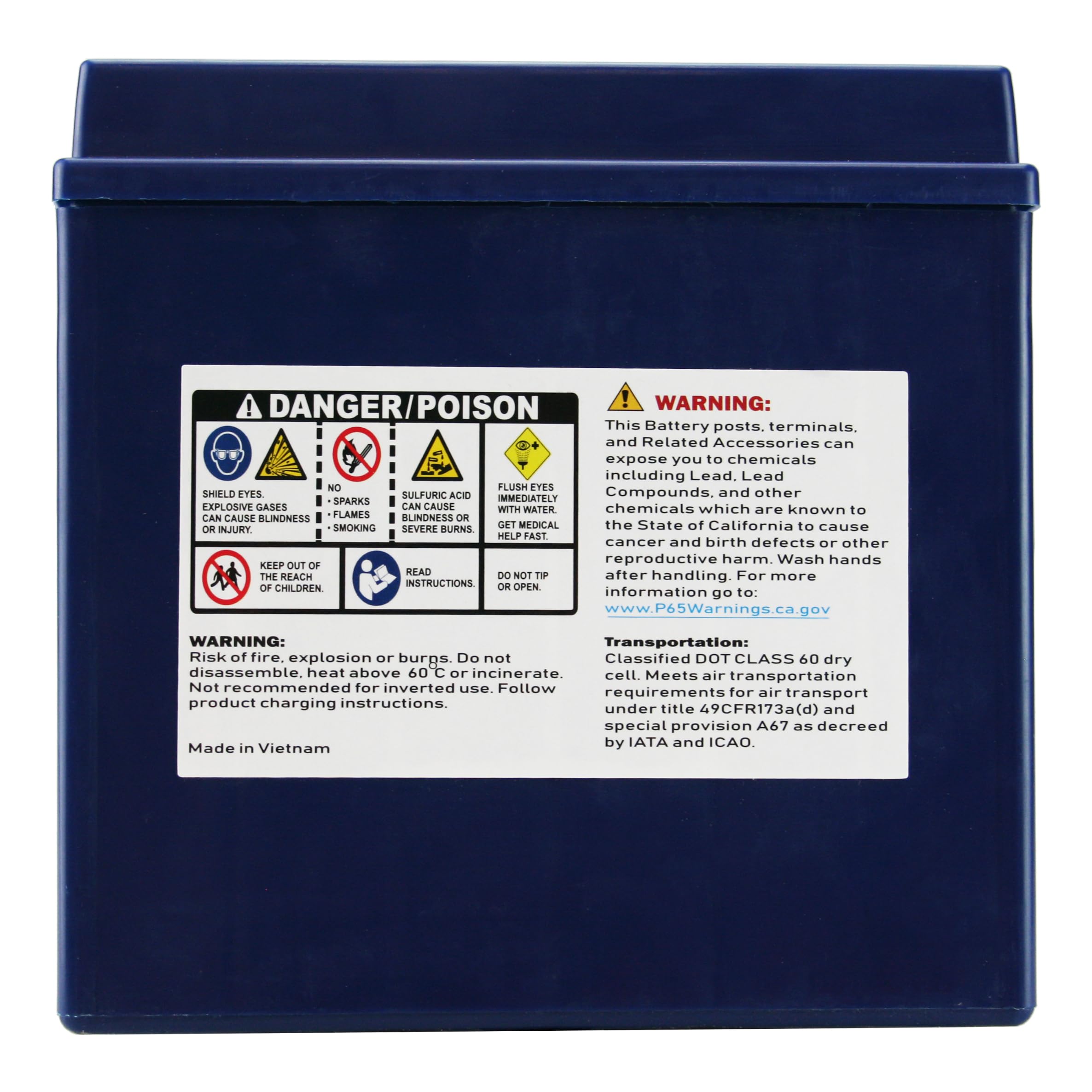 PowerStar YTX14-BS Motorcycle Battery Replacement for Buell XB12Ss Lightning Long - High Performance AGM Battery for Street Bikes, Cruisers & Powersports (Perfect for Daily Commuting & Long Rides)