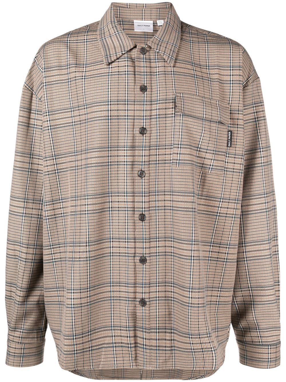 DAILY PAPER Beige Casual Shirt for Men | Trendy Streetwear & Everyday Wear | Perfect for Outings, Work & Casual Events
