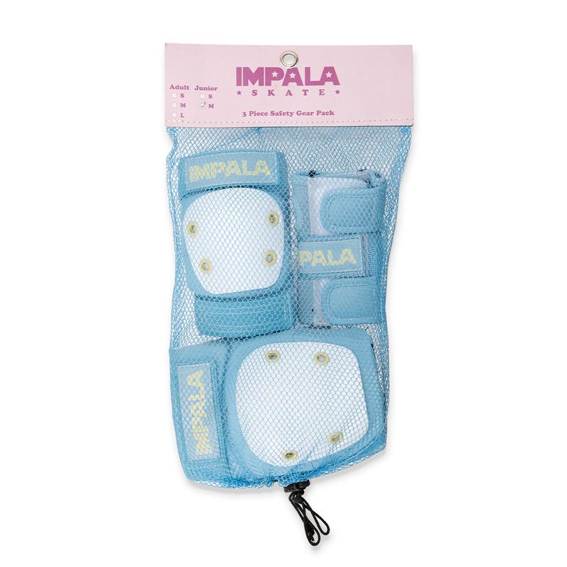 Impala Protective Pack Sky Blue for Kids - Durable Safety Gear for Skateboarding, Scooter Riding & Outdoor Play