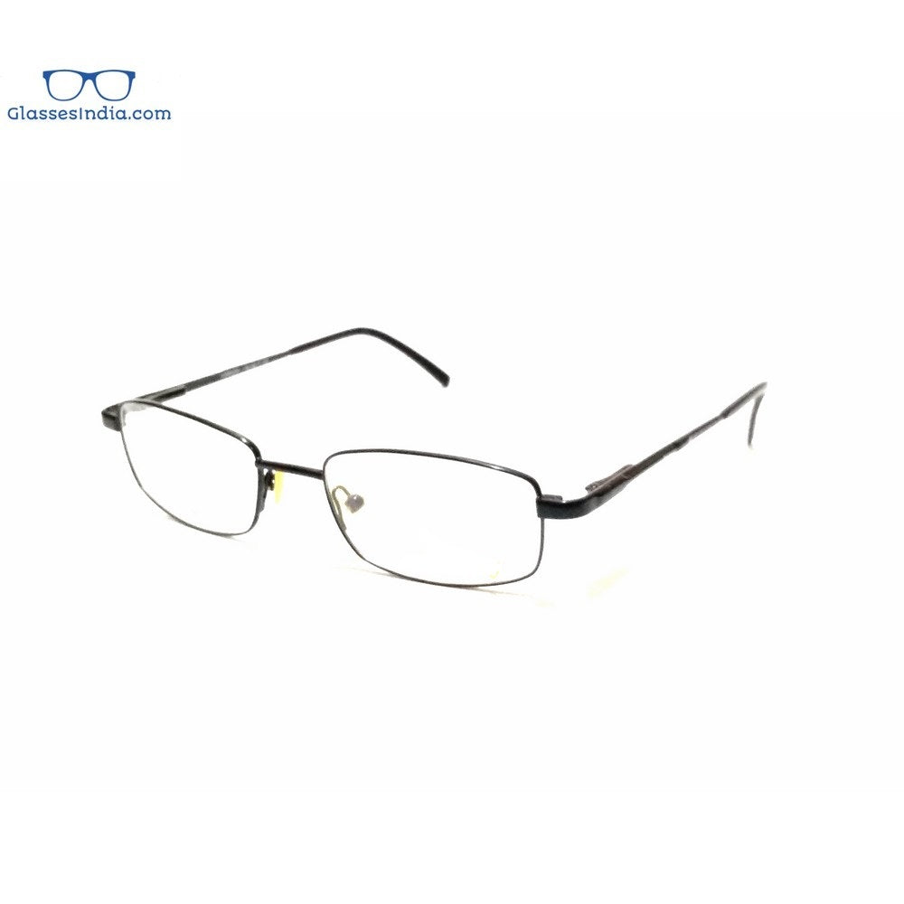 Premium Black Full Frame Rectangle Progressive Glasses - No-Line Multifocal Bifocal Lenses (1189BK) | Ideal for Reading, Computer Work & Everyday Use