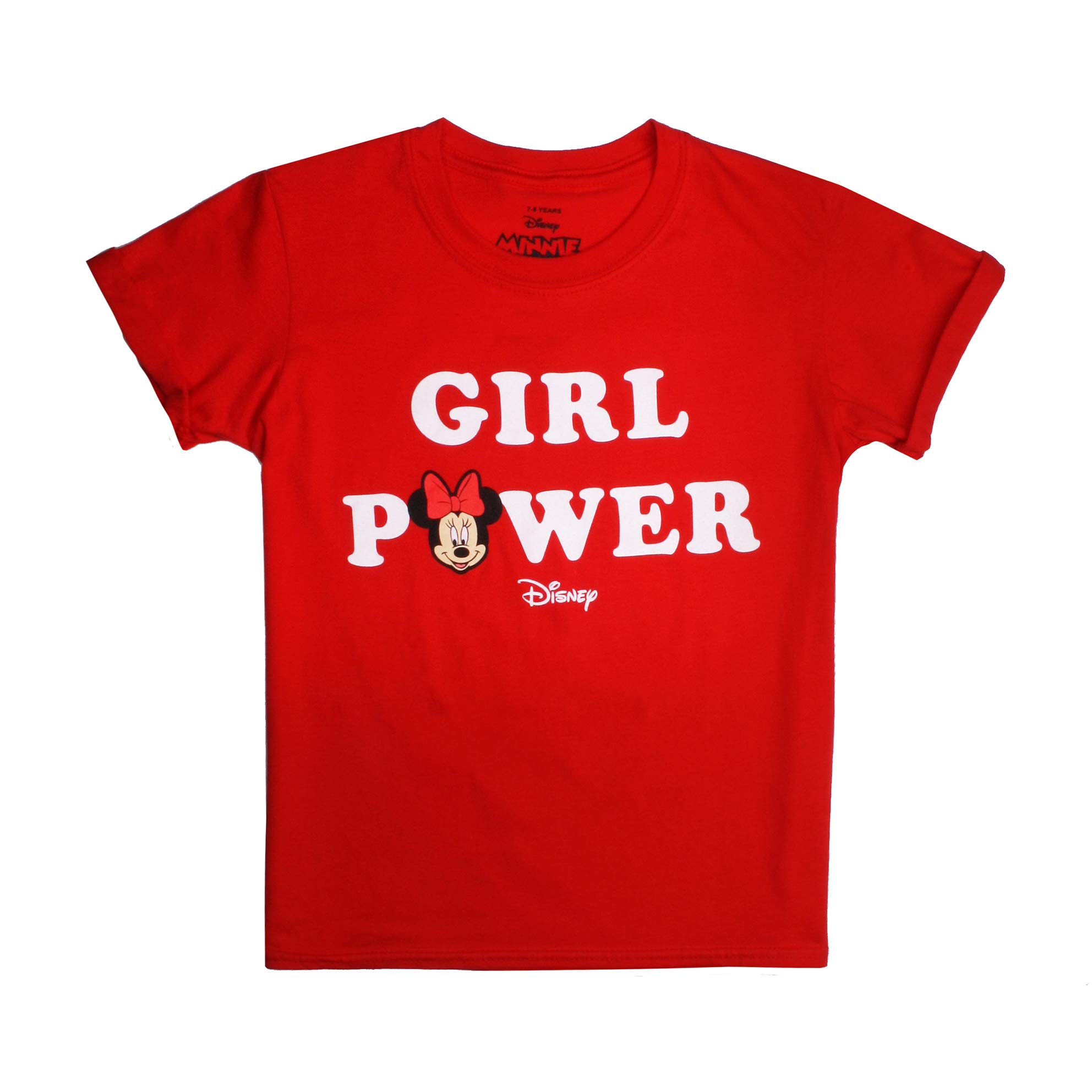 Disney Girls' Power T-Shirt - Cute Cartoon Graphic Tee for Kids & Toddlers | Perfect for School, Playdates & Family Outings