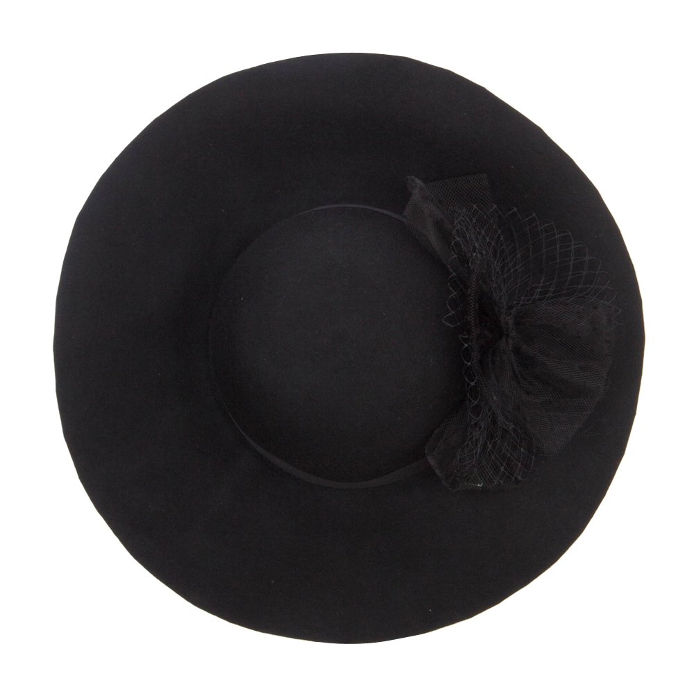 Stylish Net Wool Felt Hat for Women - Winter Fashion Accessory