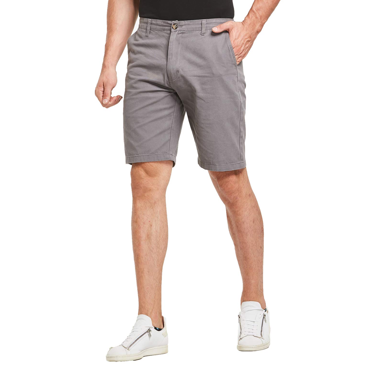Tansozer Men's Casual Slim Fit Chino Shorts - Breathable Summer Shorts for Outdoor Activities, Travel & Beach