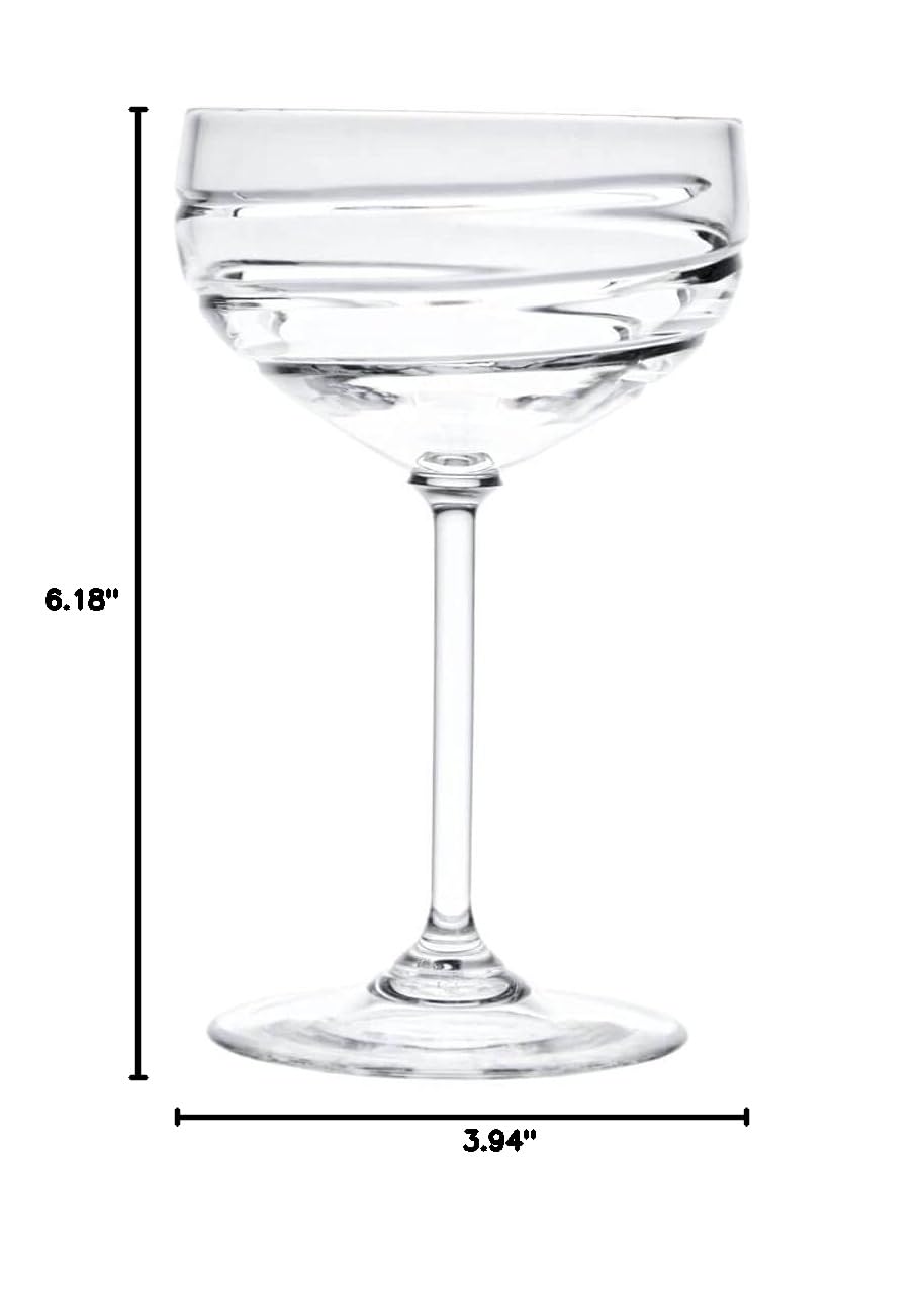 Elegant Crystal Champagne Glasses Set of 6 - 3.94 x 6.18-inch Tall Champagne Flutes for Wedding, Party & Romantic Dinners - Premium Wine Glasses for Celebrations & Special Occasions