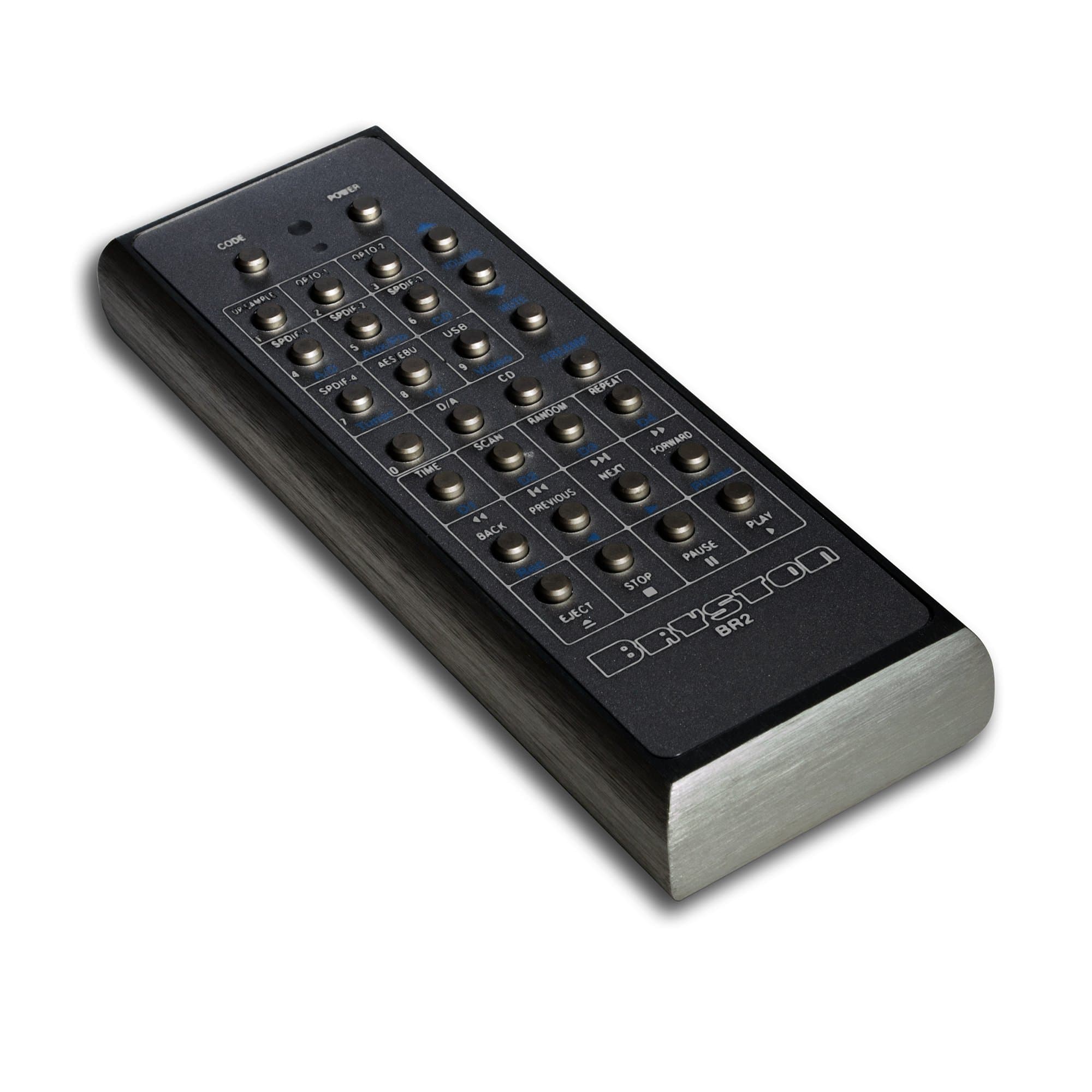 Bryston BR2 Black Universal Remote Control for Home Theater & Audio Systems - Compatible with TV, DVD, Blu-ray & Stereo Equipment