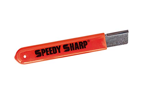 Micro 100 KS-1 Speedy Sharp Knife Sharpener - Orange | Professional Kitchen Knife Sharpening Tool for Chefs & Home Cooks | Perfect for Kitchen, Camping & Outdoor Cooking