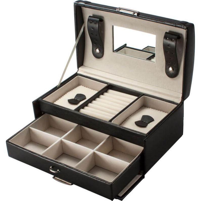 Barska BF11974 Cheri Bliss Jewelry Case JC 50 - Premium Jewelry Organizer for Necklaces, Rings & Earrings - Perfect for Travel, Home Storage & Gift Giving