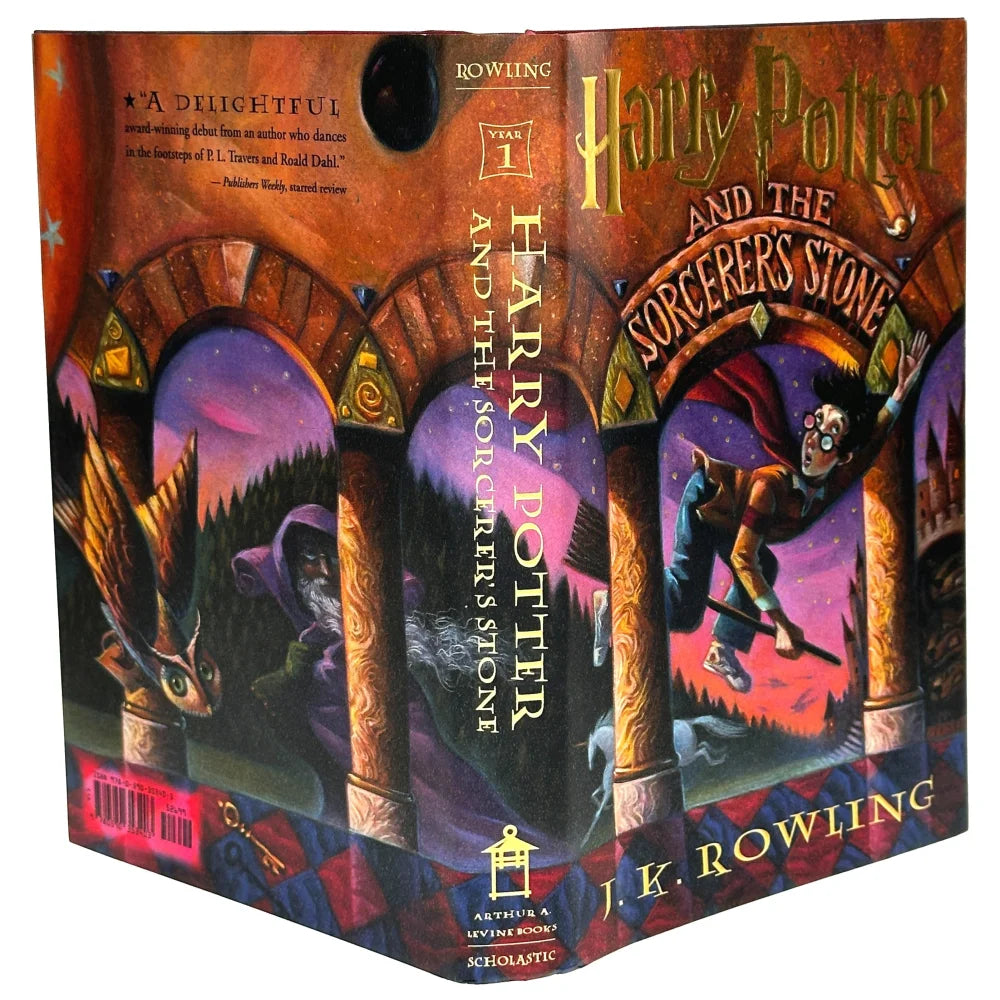 Daniel Radcliffe Autographed Harry Potter and the Sorcerer’s Stone First Edition Book (1998, PSA Certified) - Rare Collectible for Harry Potter Fans, Movie Memorabilia & Fantasy Book Collectors