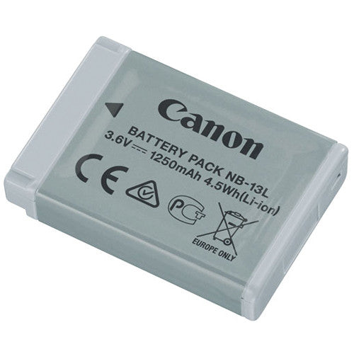 Canon NB-13L Lithium-Ion Battery Pack (3.6V, 1250mAh) - Replacement Battery for Canon Cameras - Perfect for Travel Photography & Vlogging