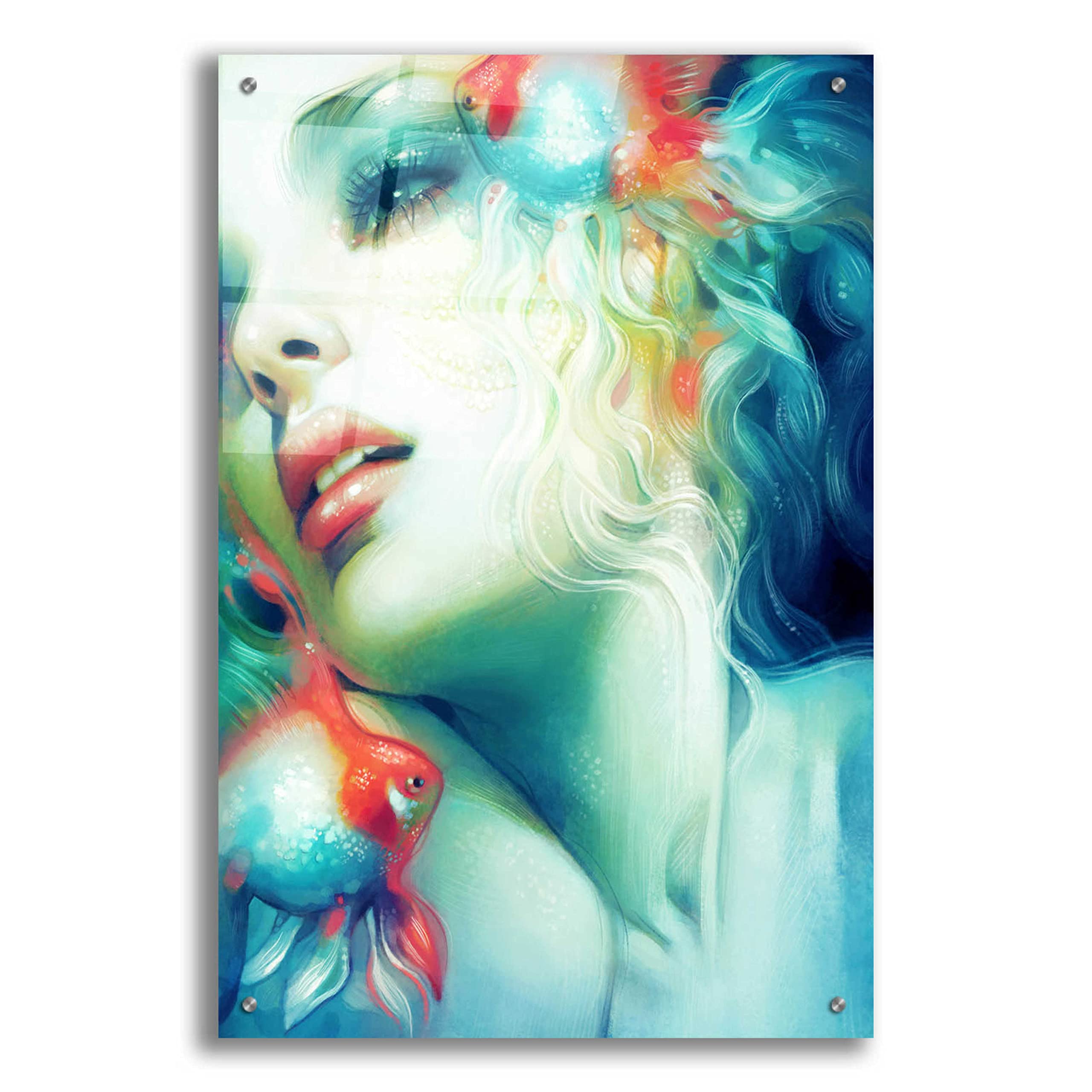 Epic Art 'Scale' by Anna Dittman - Premium Acrylic Glass Wall Decor 24x36 Inches - Modern Home & Office Wall Art for Living Room, Bedroom or Gallery Display