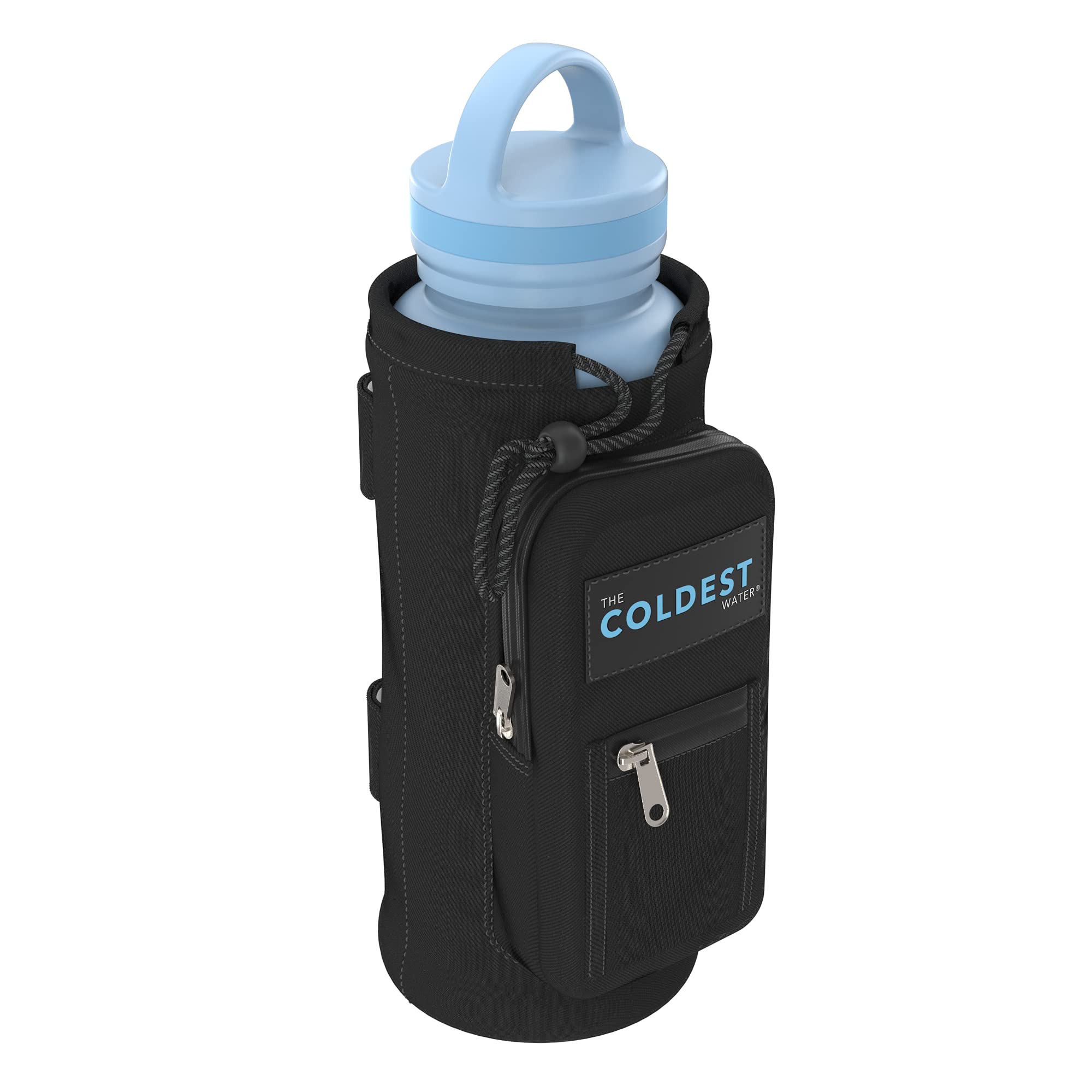 Coldest Universal Bottle Holder - Stroller & Bike Cup Holder with Large Caliber Design, Black - Perfect for Outdoor Adventures, Commuting, and Daily Use