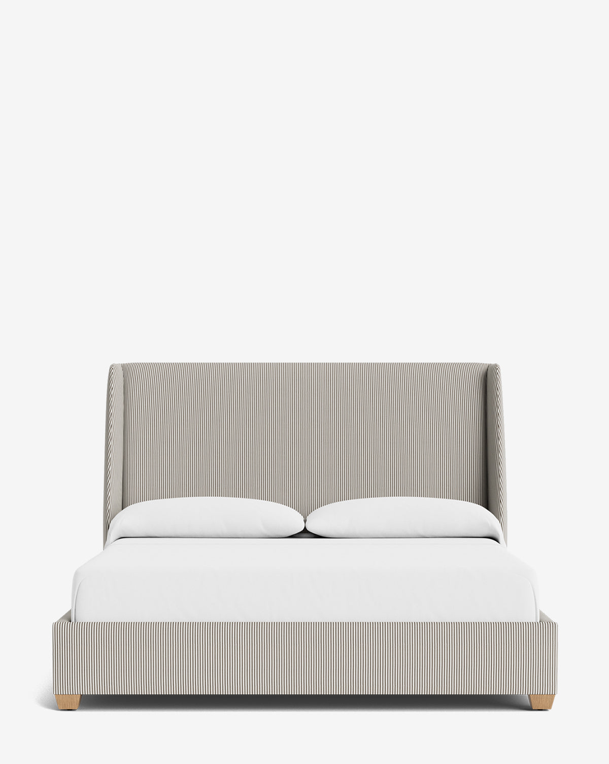 Walt Bed Tall Headboard - Queen Size Upholstered Bed Frame with Adjustable Height - Perfect for Modern Bedroom Decor & Small Spaces