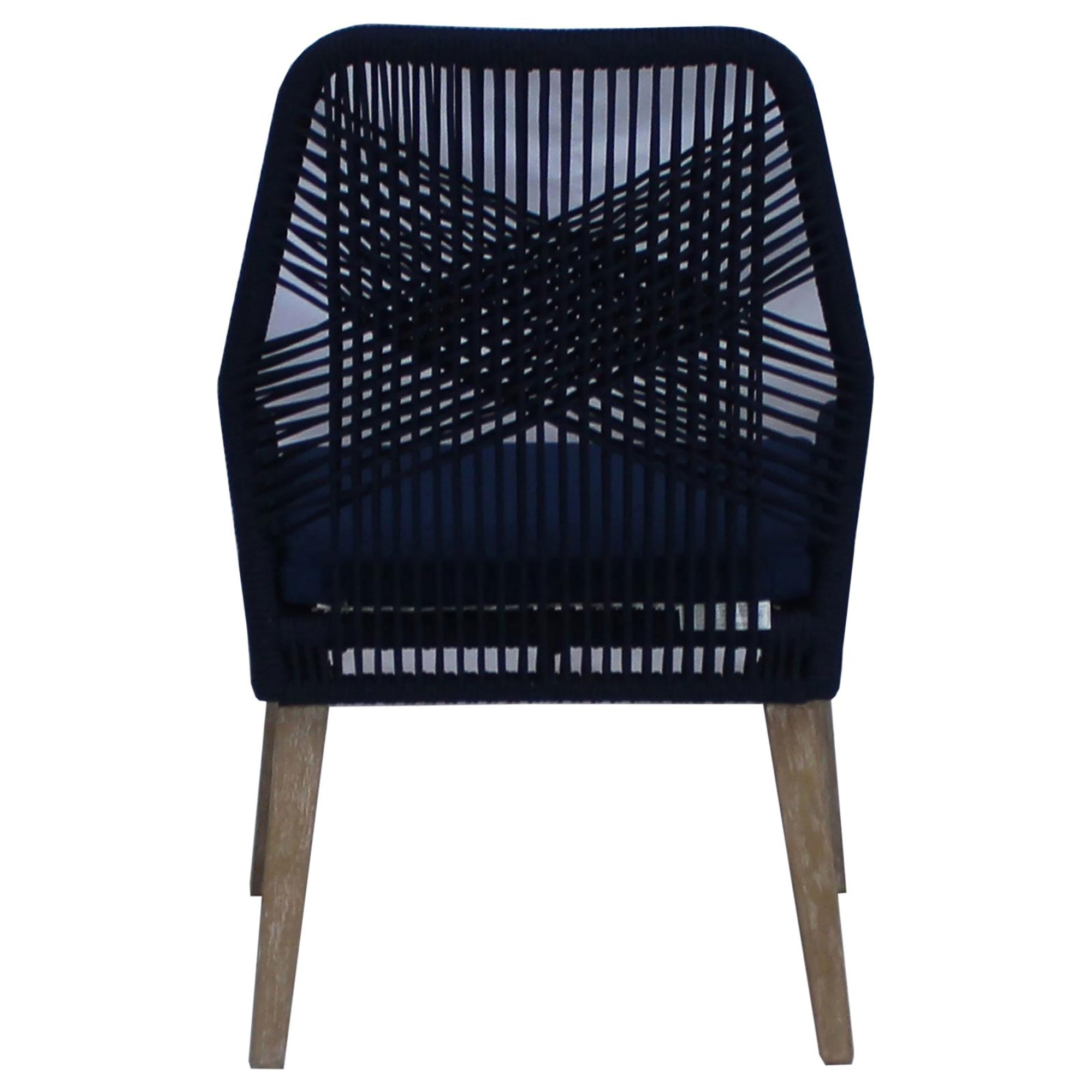 Dark Navy Upholstered Side Chairs (Set of 2) - Modern Dining Room Accent Chairs for Kitchen, Breakfast Nook or Office